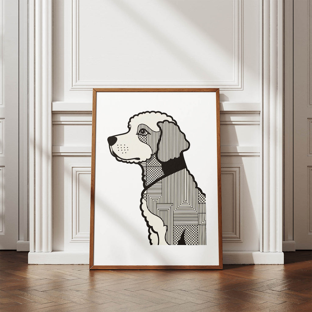 Groodle Geometric Line Art mockup