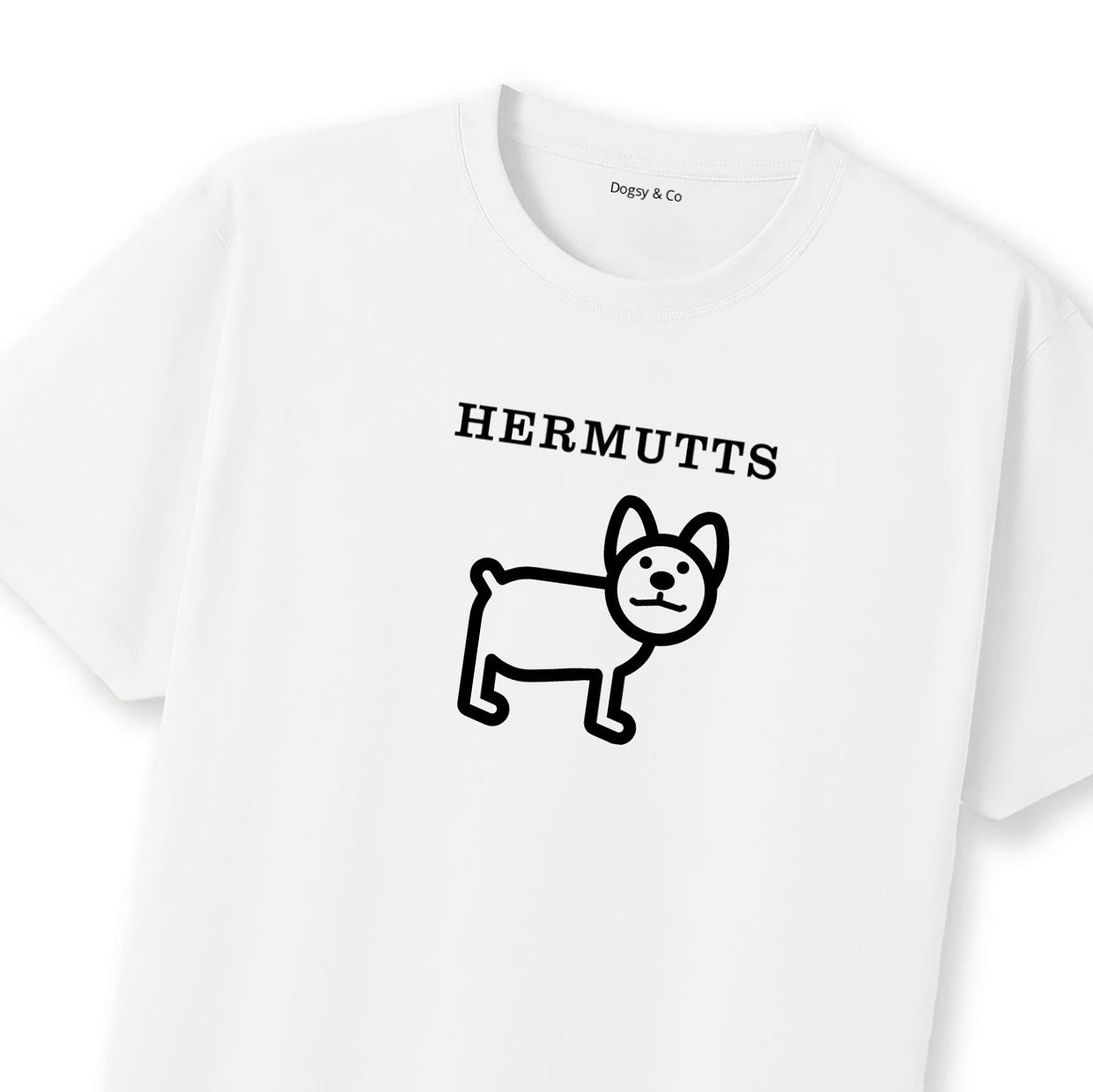 HERMUTTS Dogsigner T-Shirt - close up view