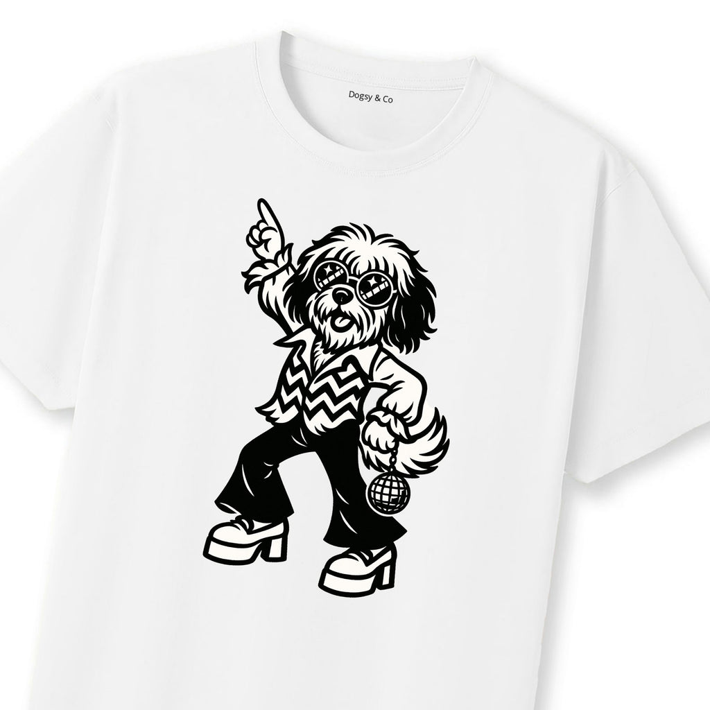 Havanese Disco Doggo T-Shirt | Dogsy & Co