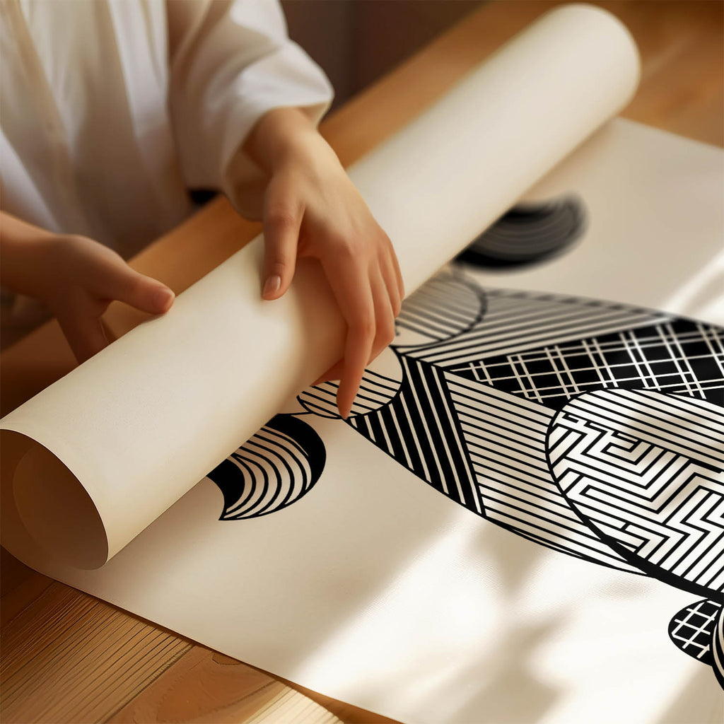 Havanese Geometric Line Art mockup