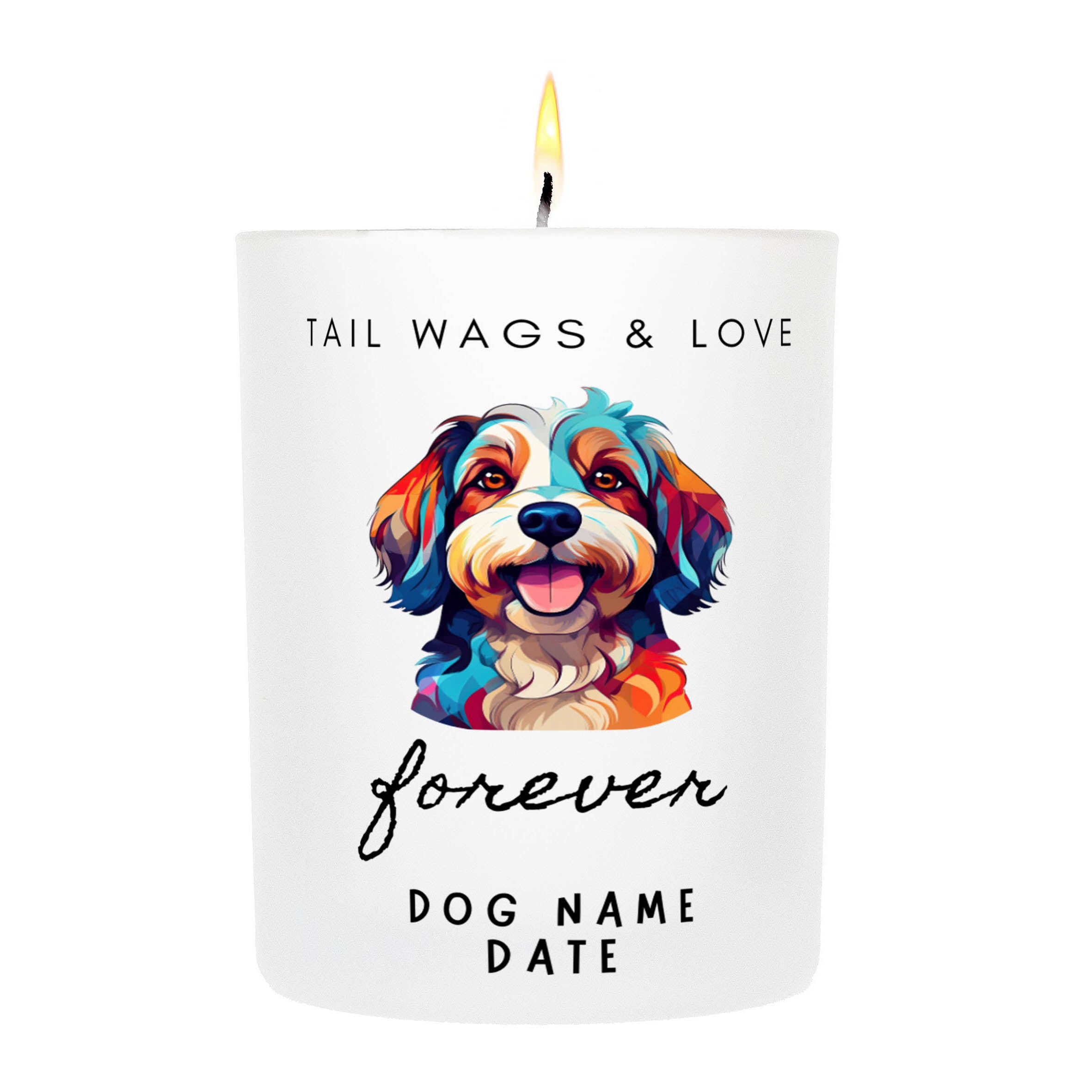 HAVANESE   Tail Wags & Love Custom Candle