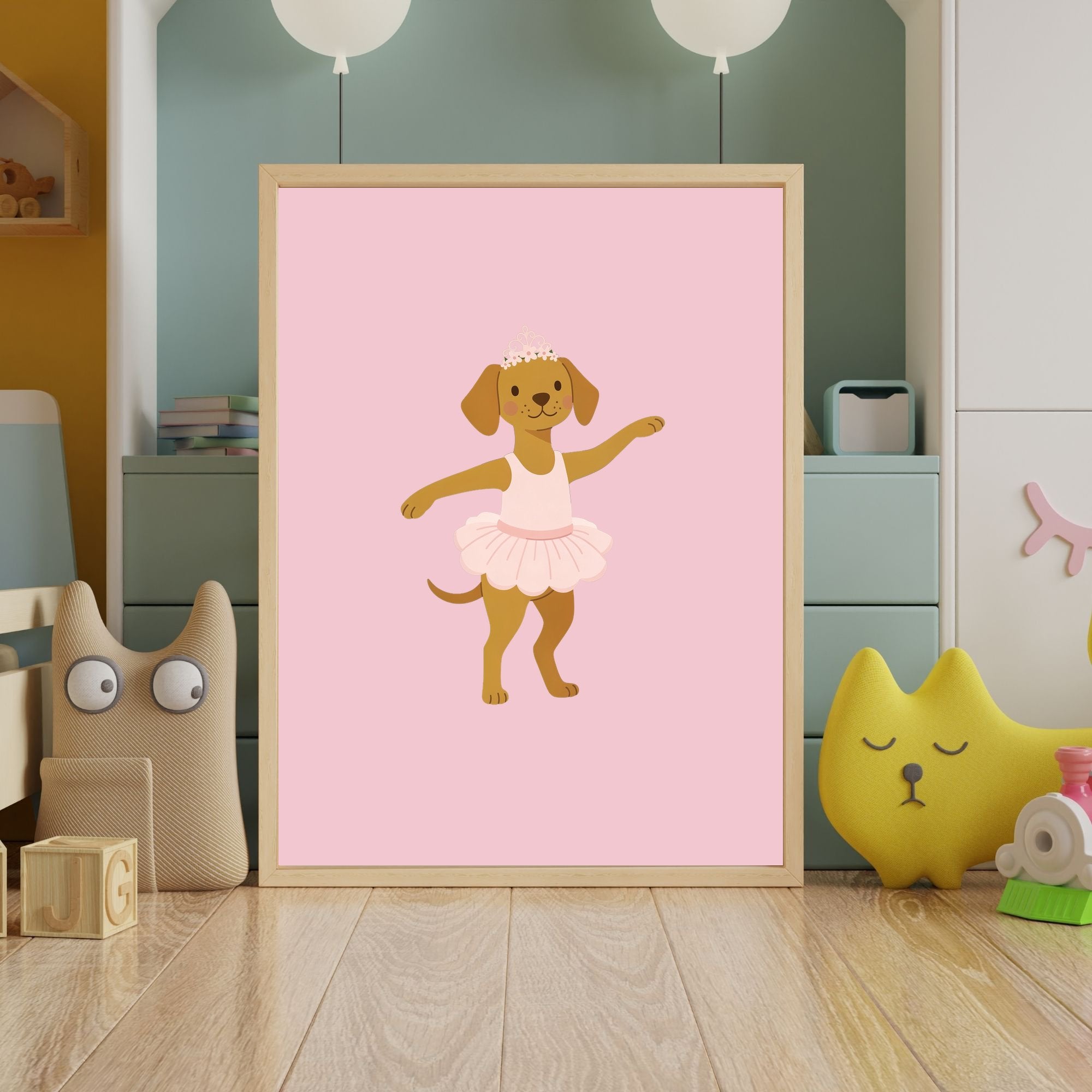 Hungarian Vizsla Kids Nursery Wall Art Print Bundle — 22 Dog Costume Designs, 5 Colours, 6 Print Sizes | Digital Download