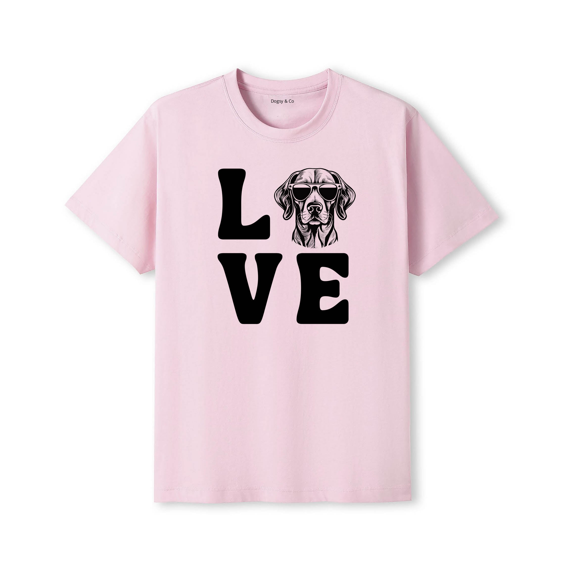 Hungarian Vizsla LOVE DOGS Tshirt - Pink