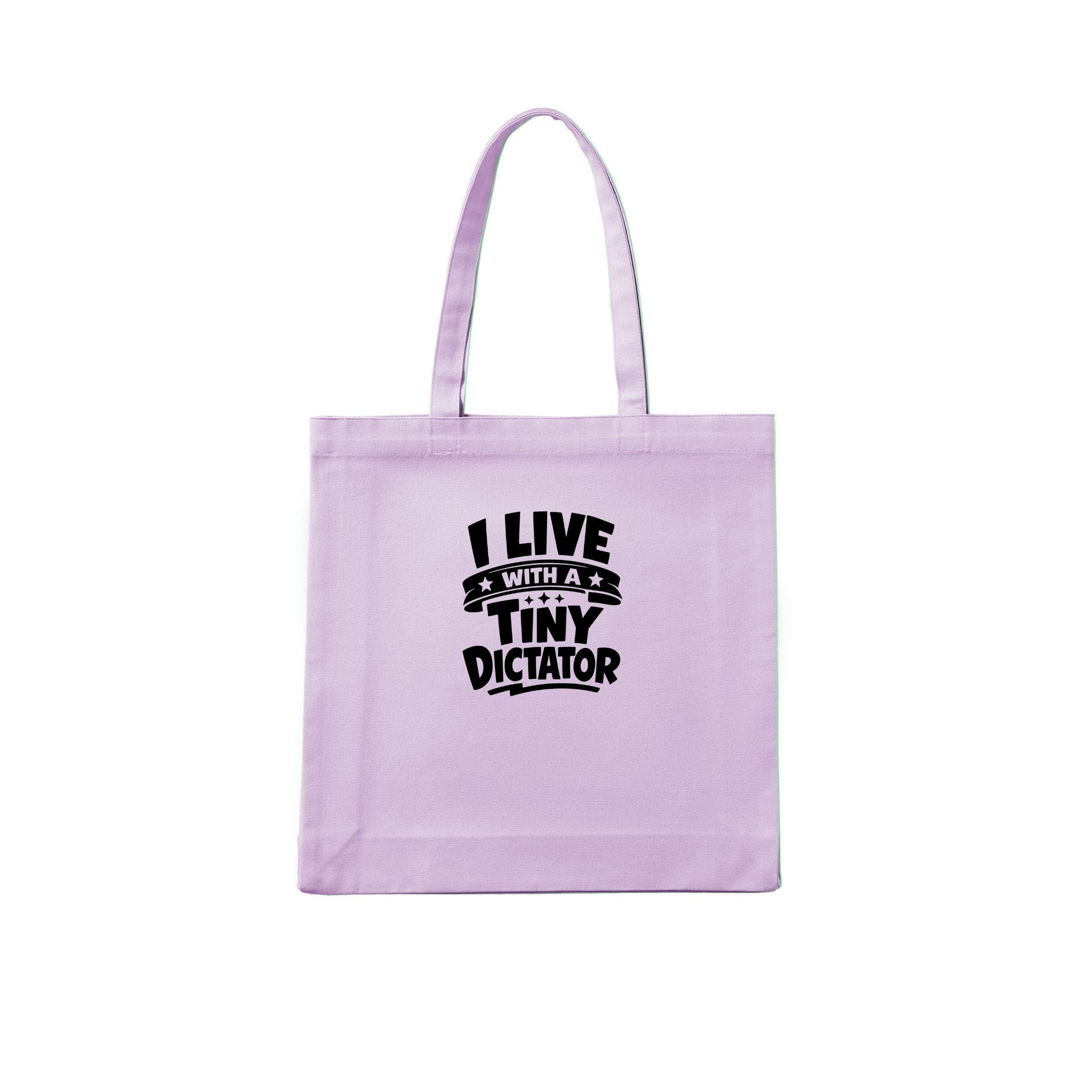 I Live With a Tiny Dictator Tote Bag - image 4