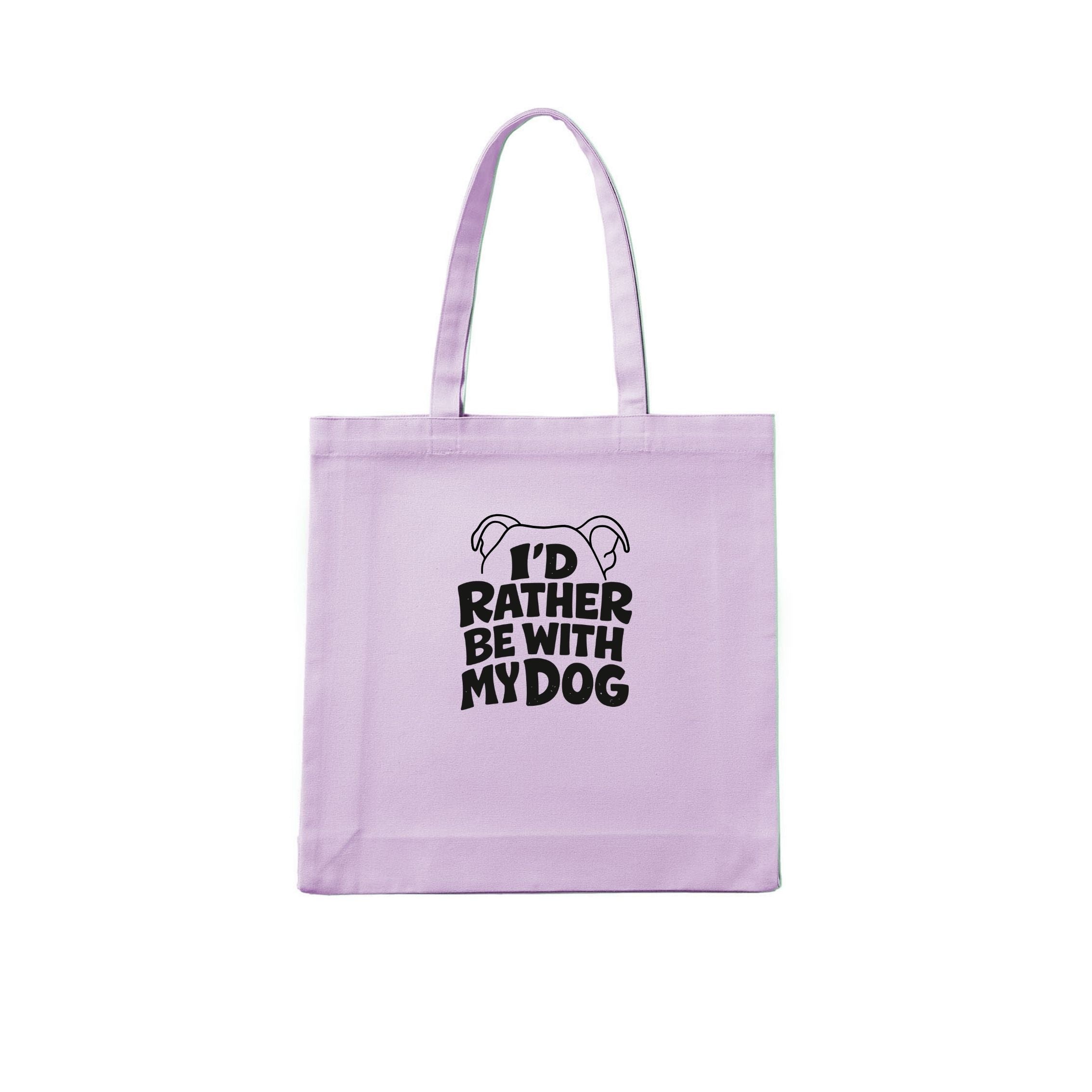 I'd Rather Be With My Dog Tote Bag - image 4