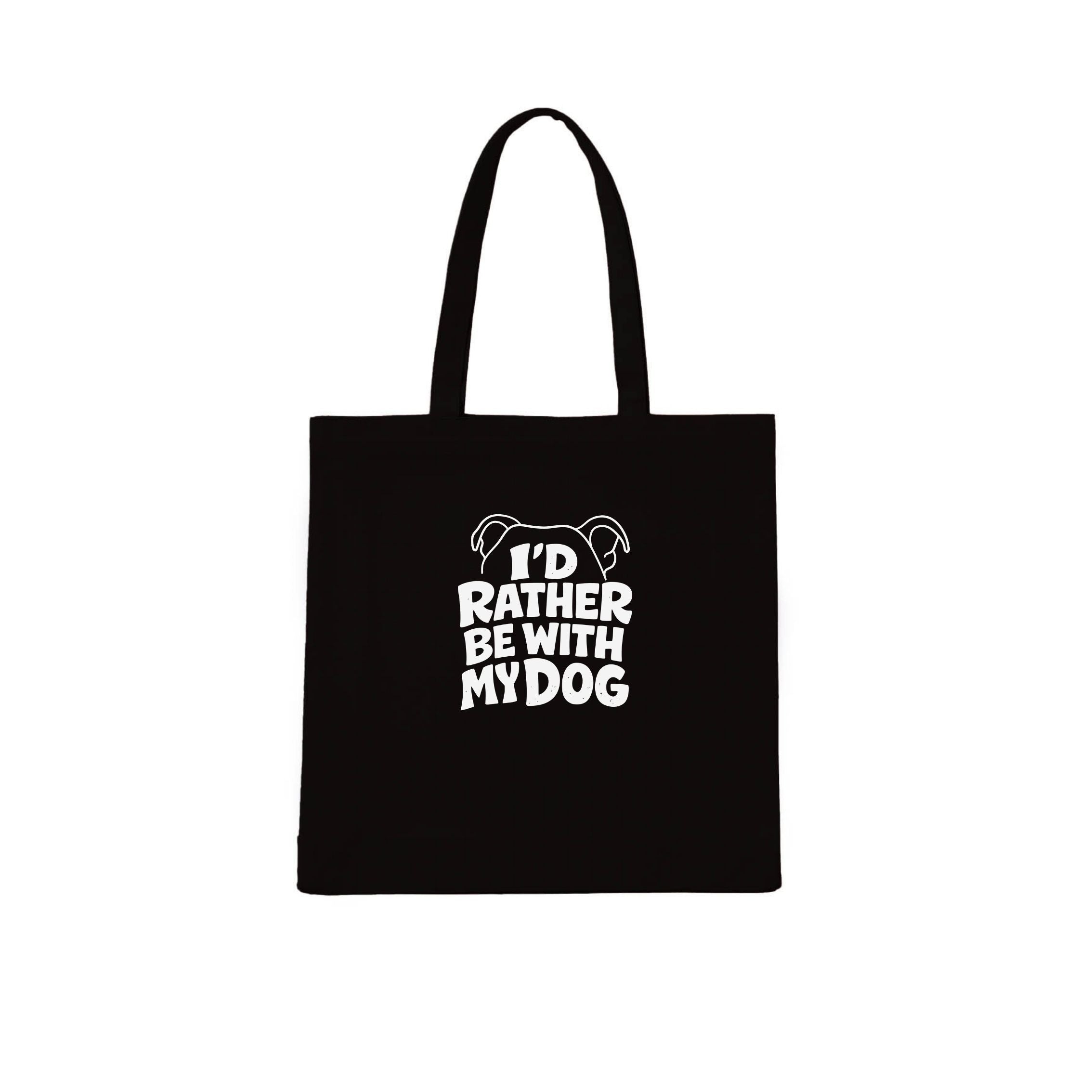 I'd Rather Be With My Dog Tote Bag | Dogsy & Co
