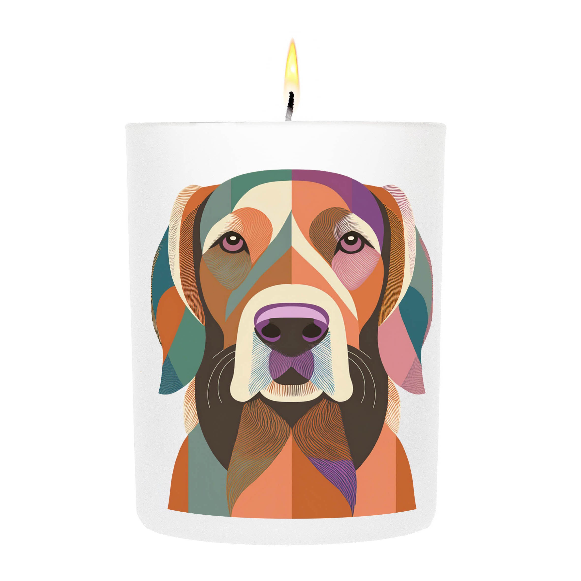 Irish Setter Graphic Bold Dog Candle