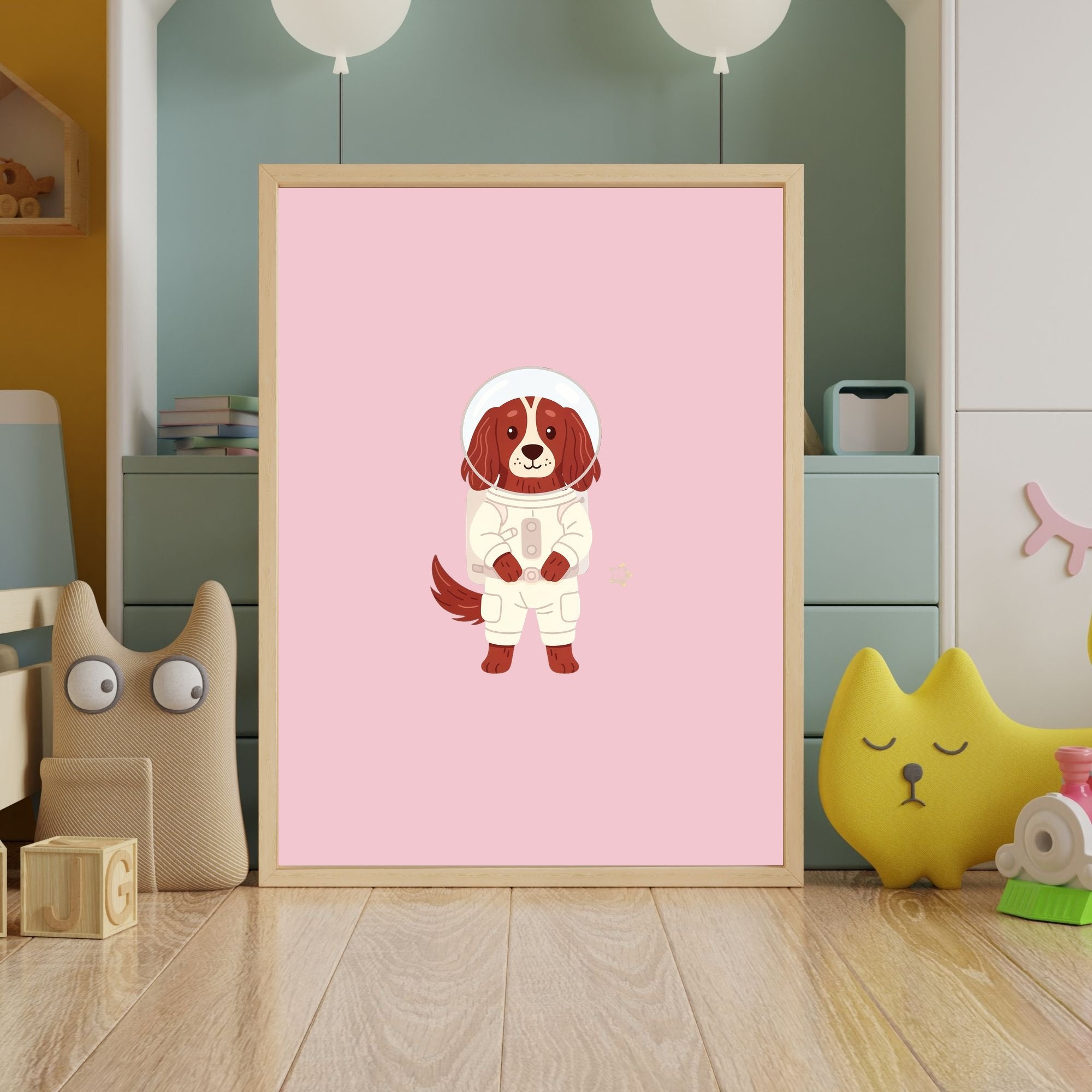 Irish Setter Kids Nursery Wall Art Print Bundle — 22 Dog Costume Designs, 5 Colours, 6 Print Sizes | Digital Download
