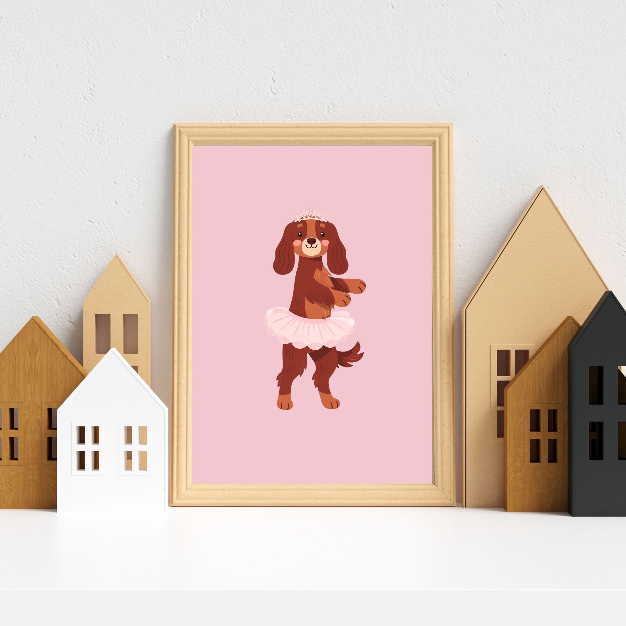 Irish Setter Kids Nursery Wall Art Print Bundle — 22 Dog Costume Designs, 5 Colours, 6 Print Sizes | Digital Download