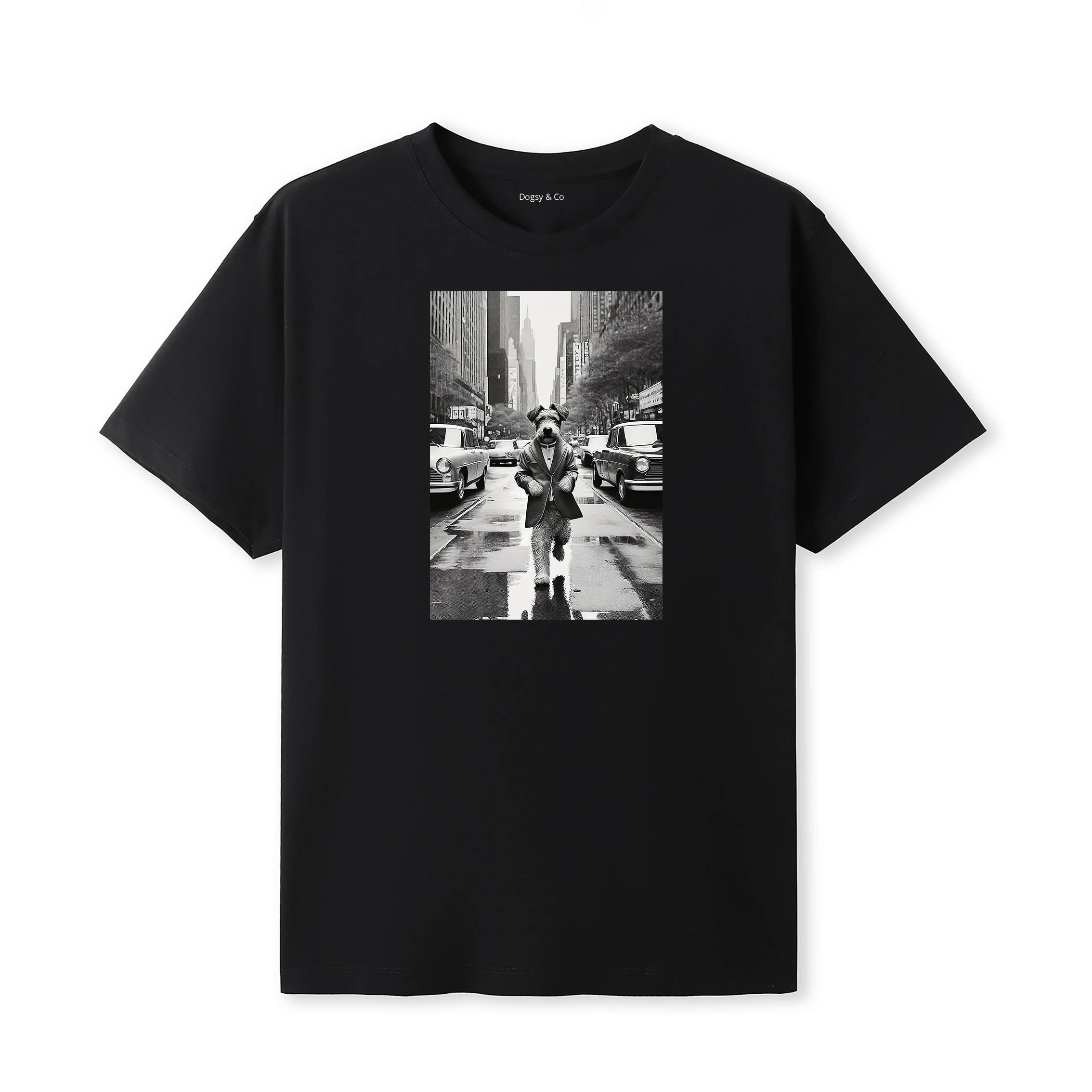 Irish Terrier Dogsy Dean T-Shirt Black