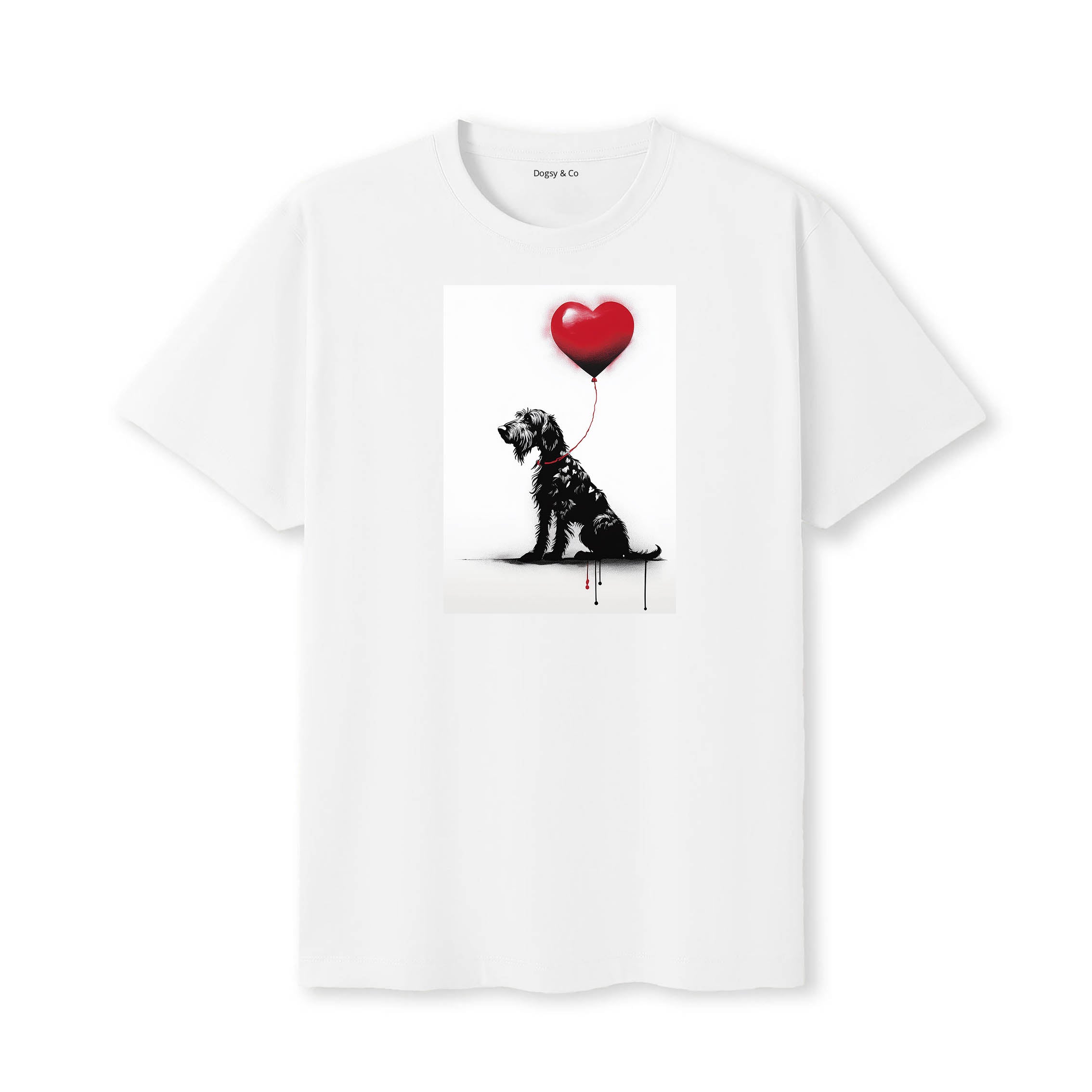 Irish Wolfhound 1 Dogsy T-Shirt White
