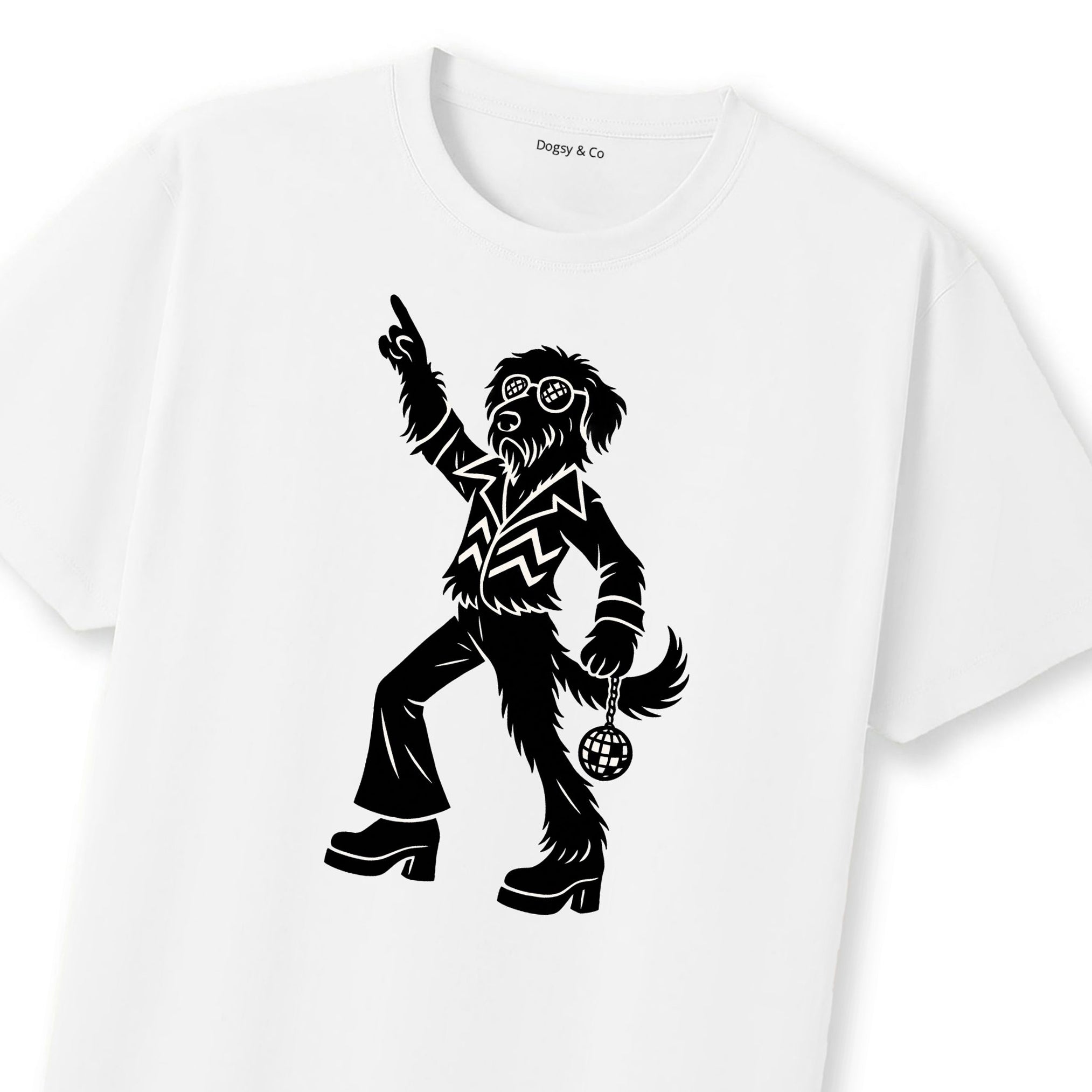 Irish Wolfhound Disco Doggo T-Shirt | Dogsy & Co