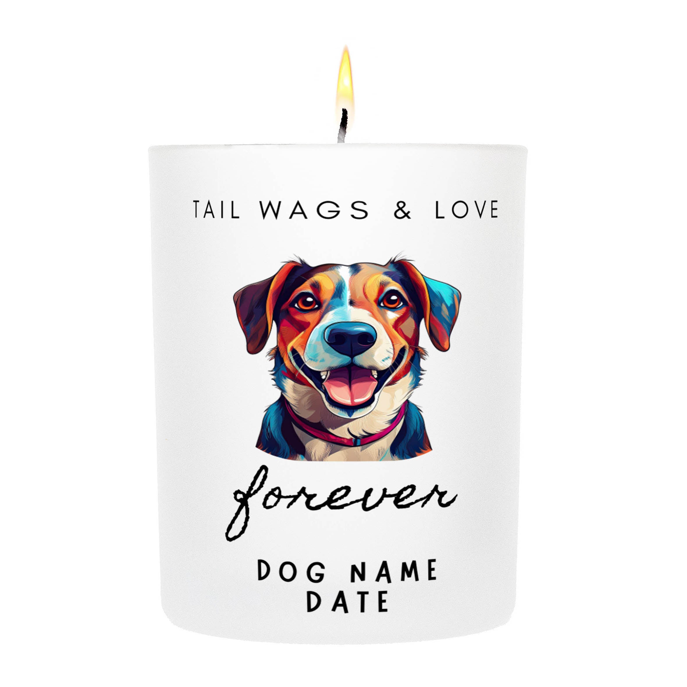 JACK RUSSELL   Tail Wags & Love Custom Candle