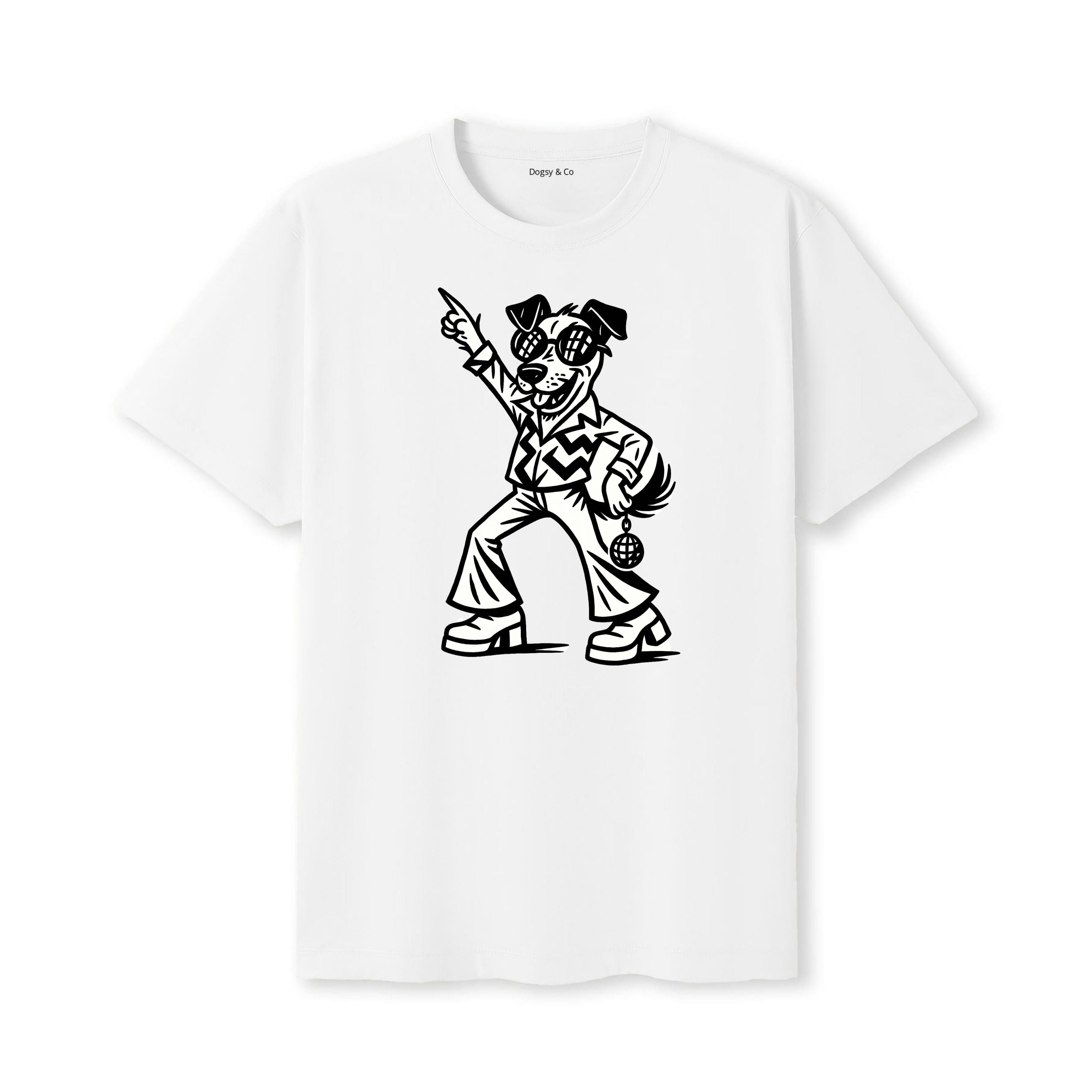 Jack Russell Disco Doggo T-Shirt - alternate view