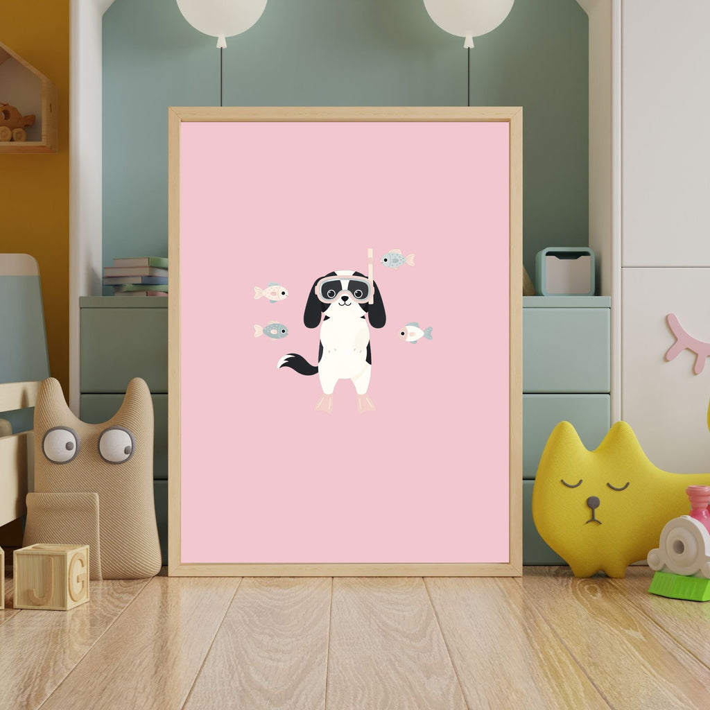 Japanese Chin Kids Nursery Wall Art Print Bundle — 22 Dog Costume Designs, 5 Colours, 6 Print Sizes | Digital Download