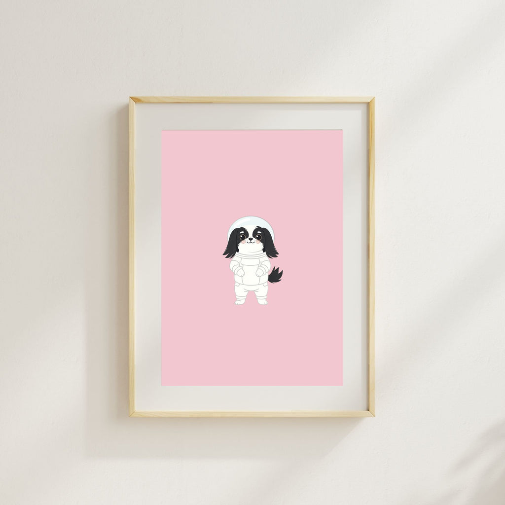 Japanese Chin Kids Nursery Wall Art Print Bundle — 22 Dog Costume Designs, 5 Colours, 6 Print Sizes | Digital Download
