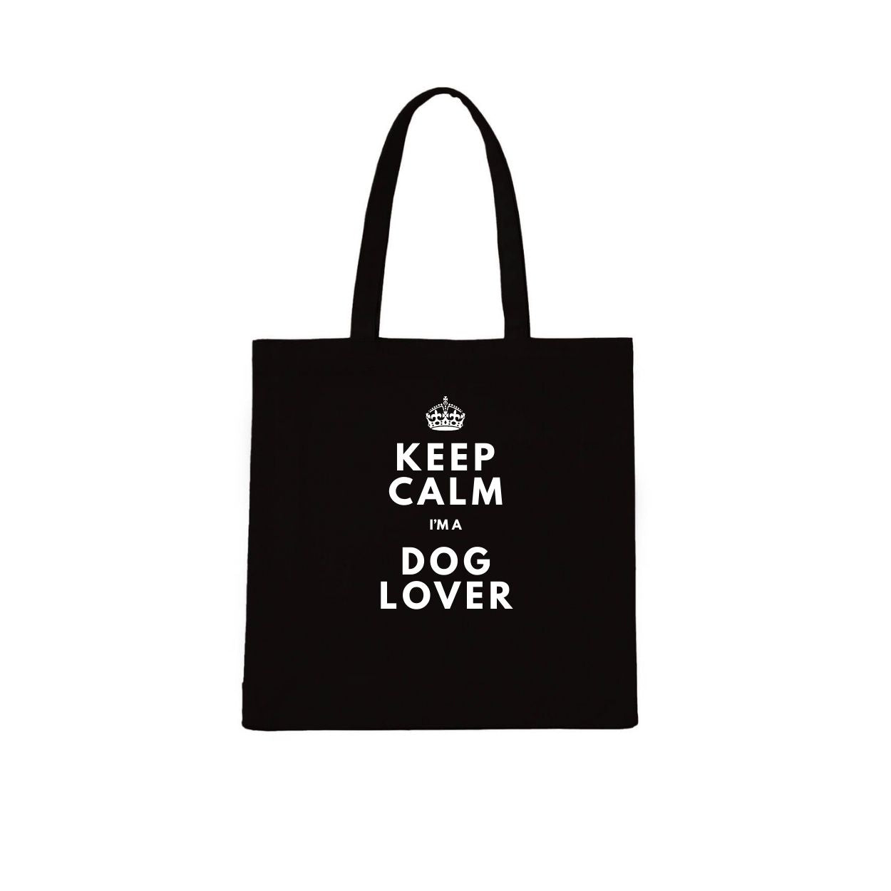 KEEP CALM IM A DOG LOVER Tote Bag