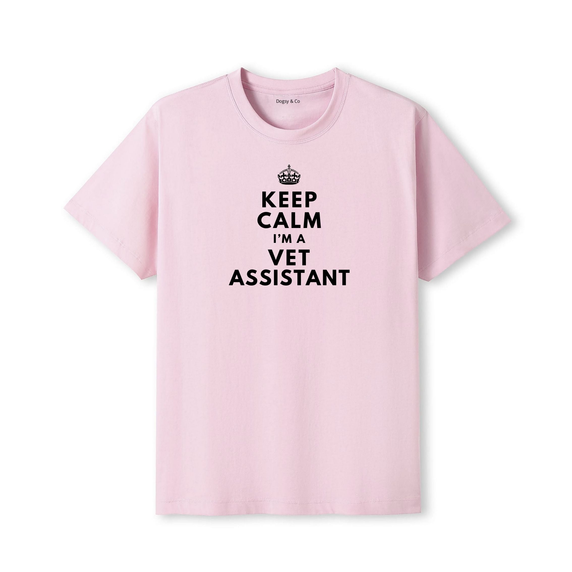 Keep Calm I'm a Vet Assistant T-Shirt - detail view