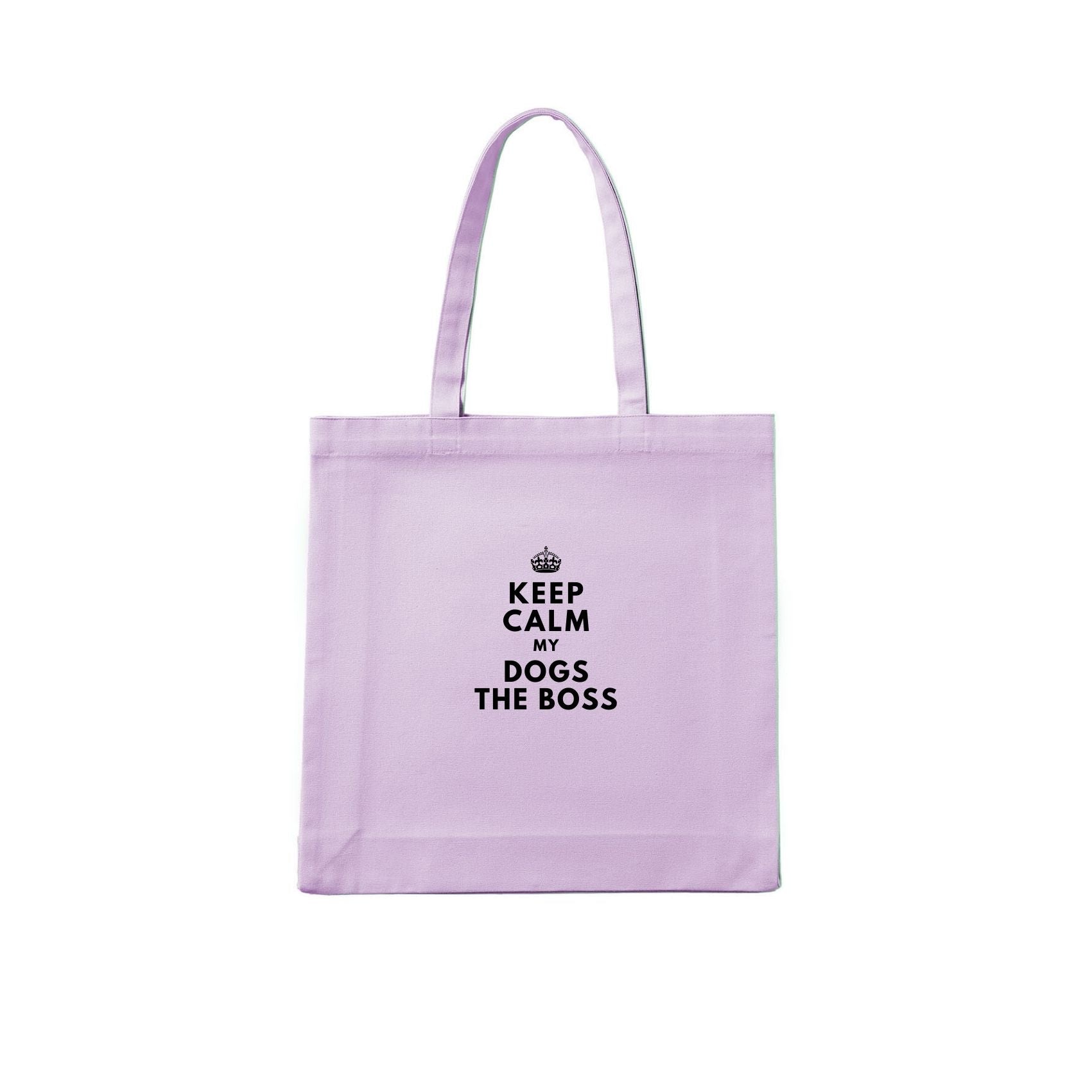 Keep Calm My Dog's The Boss Tote Bag
