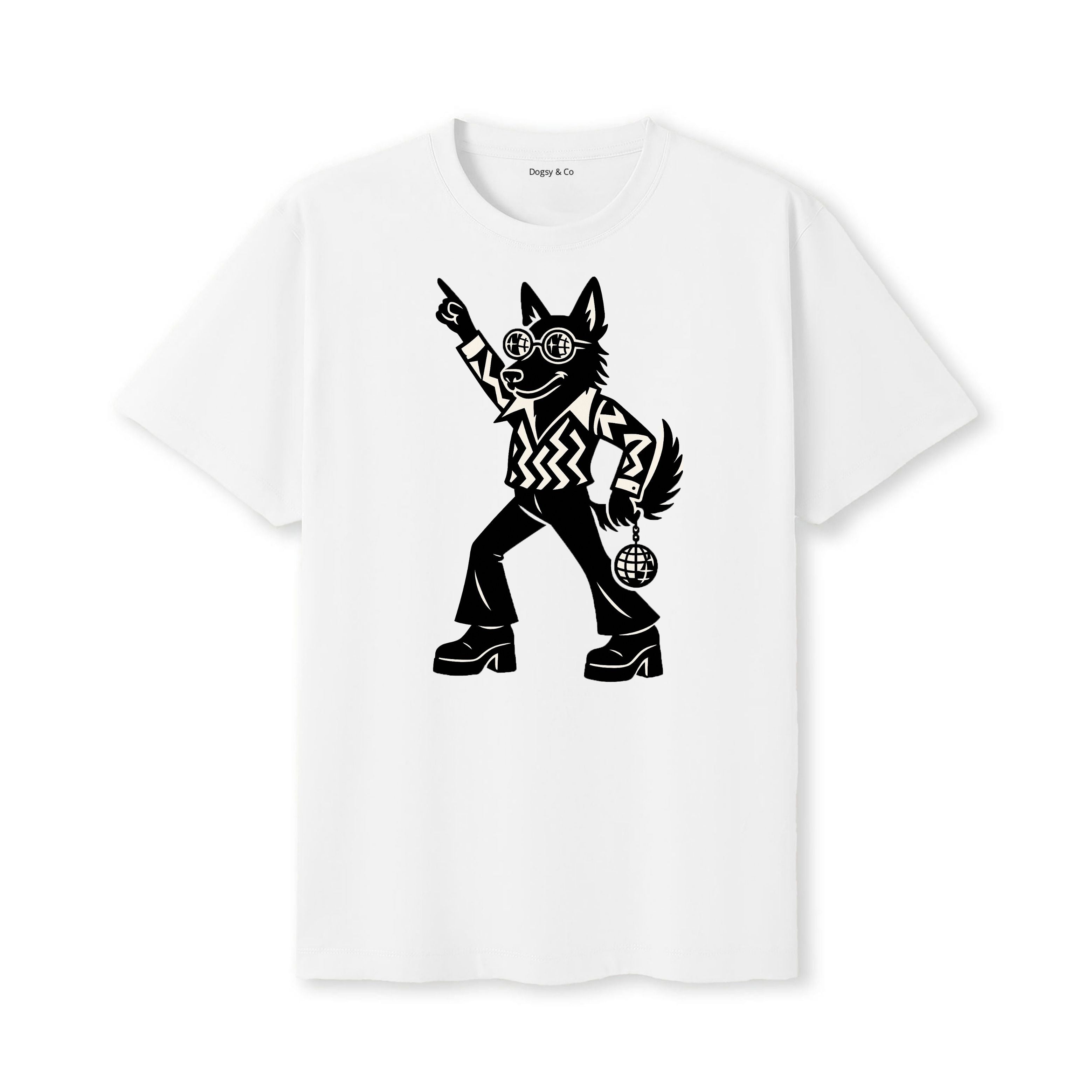 Kelpie Disco Doggo T-Shirt - alternate view