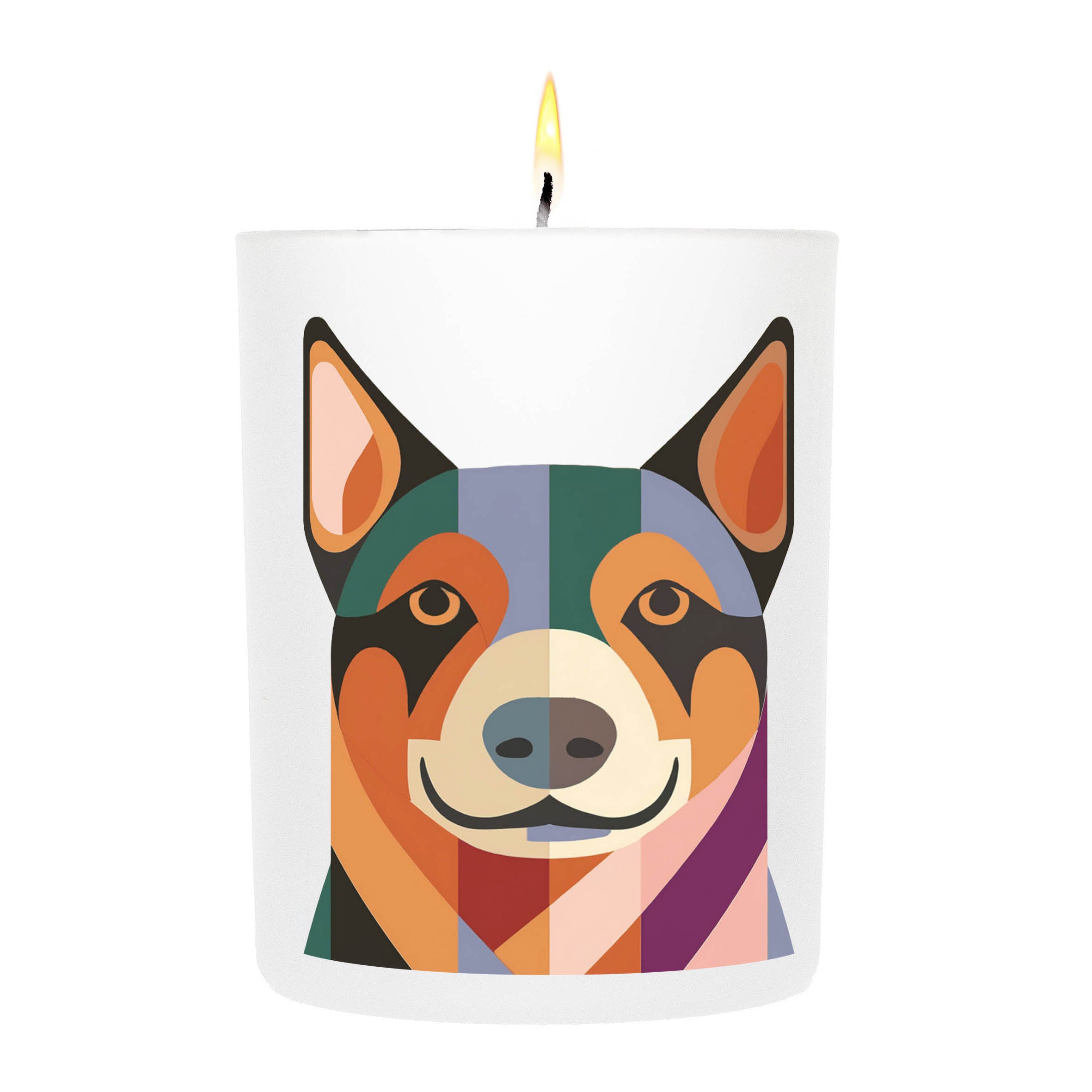 Kelpie Graphic Bold Dog Candle