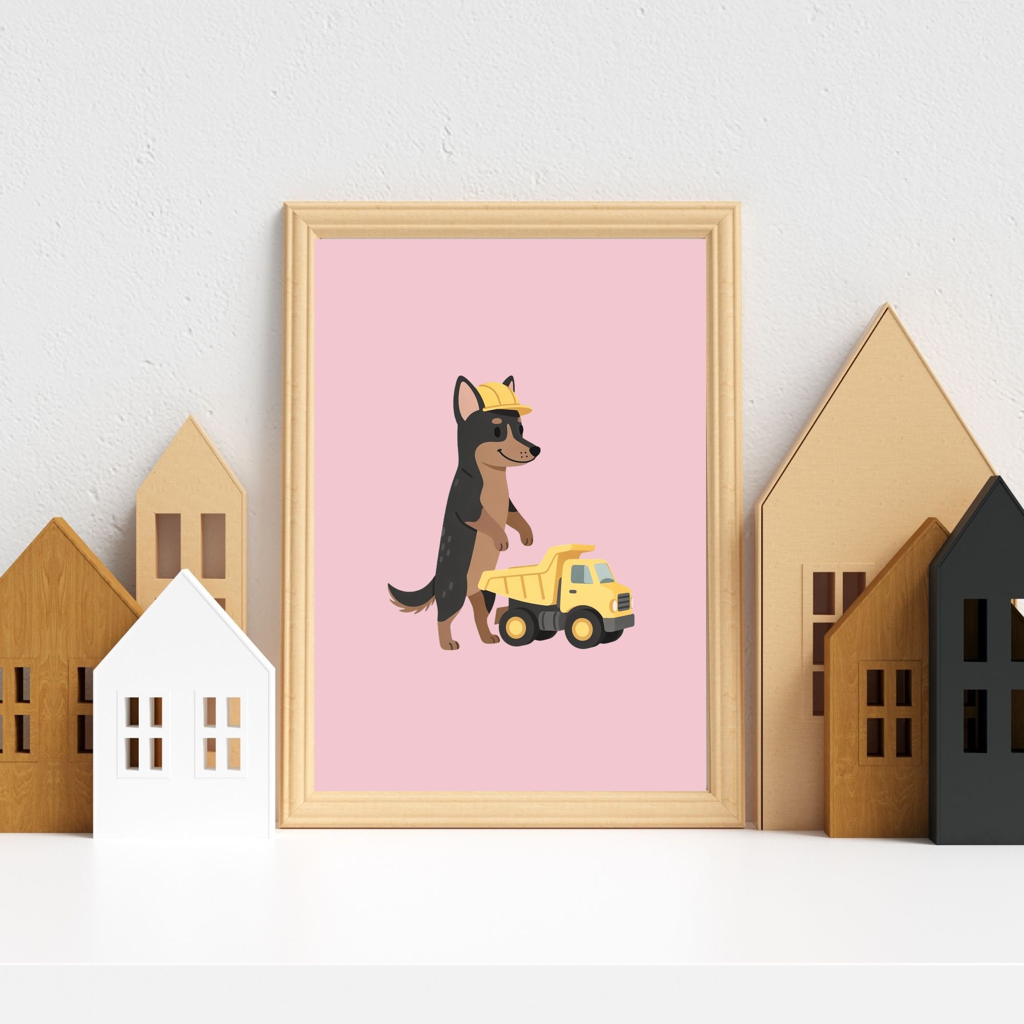 Kelpie Kids Nursery Wall Art Print Bundle — 22 Dog Costume Designs, 5 Colours, 6 Print Sizes | Digital Download