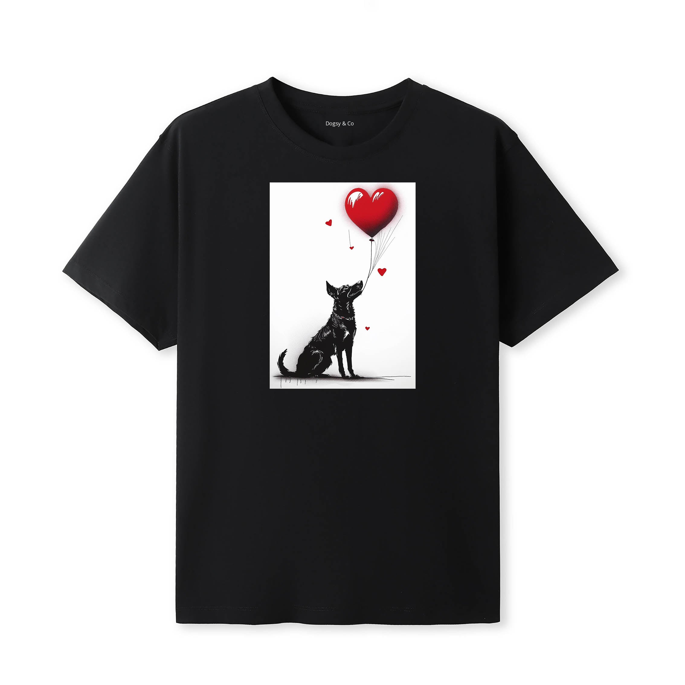 Kelpie 1 Dogsy T-Shirt Black