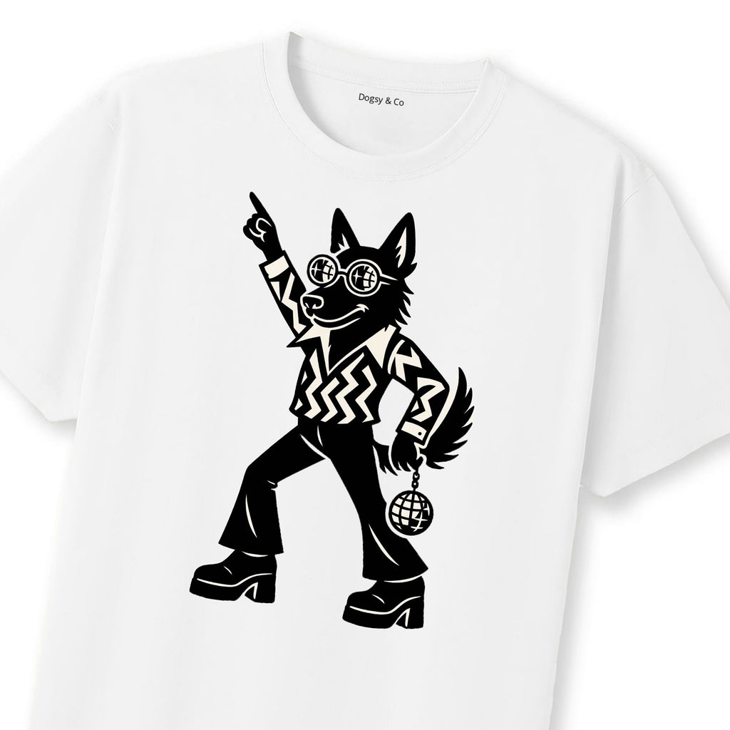 Kelpie Disco Doggo T-Shirt | Dogsy & Co