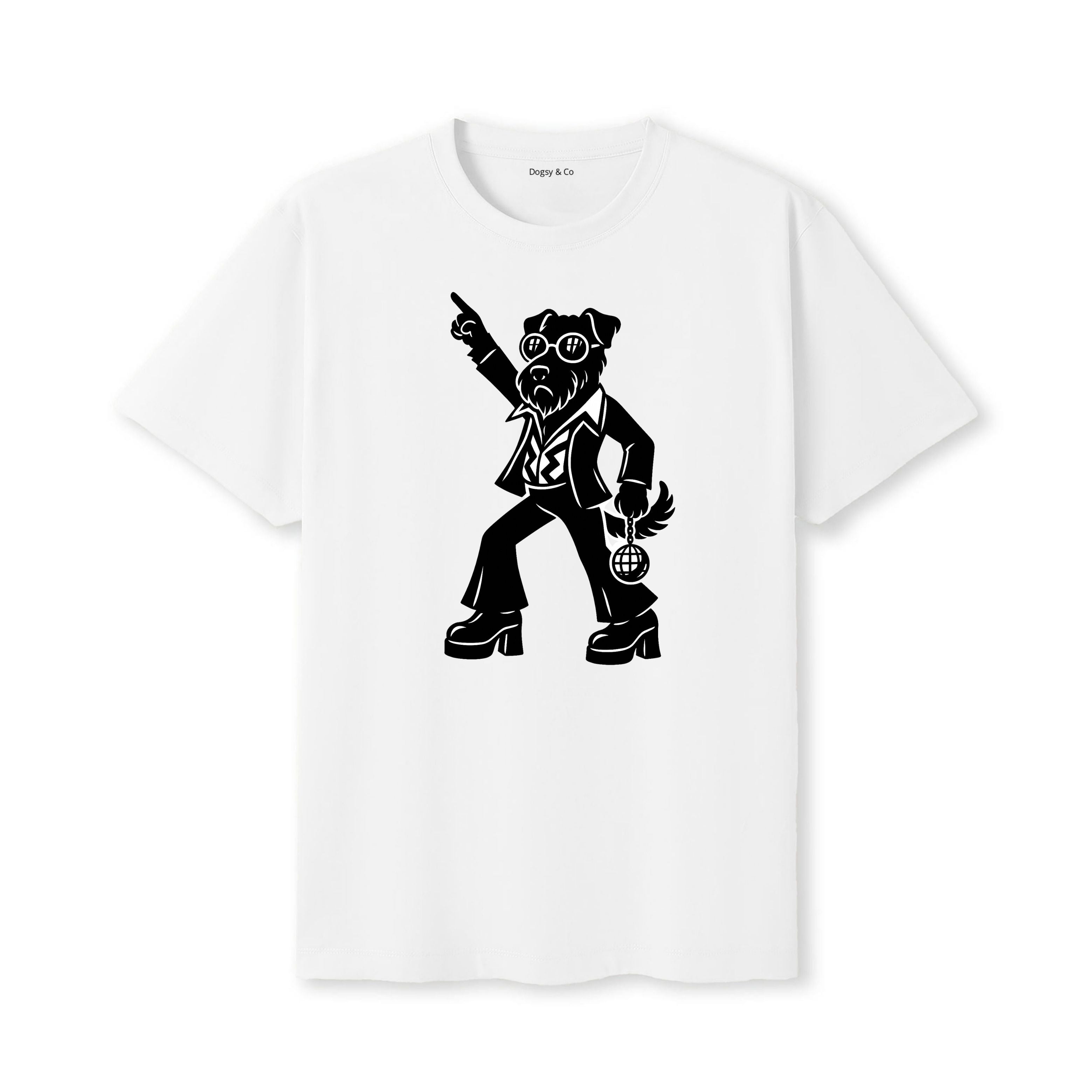 Kerry Blue Terrier Disco Doggo T-Shirt - alternate view
