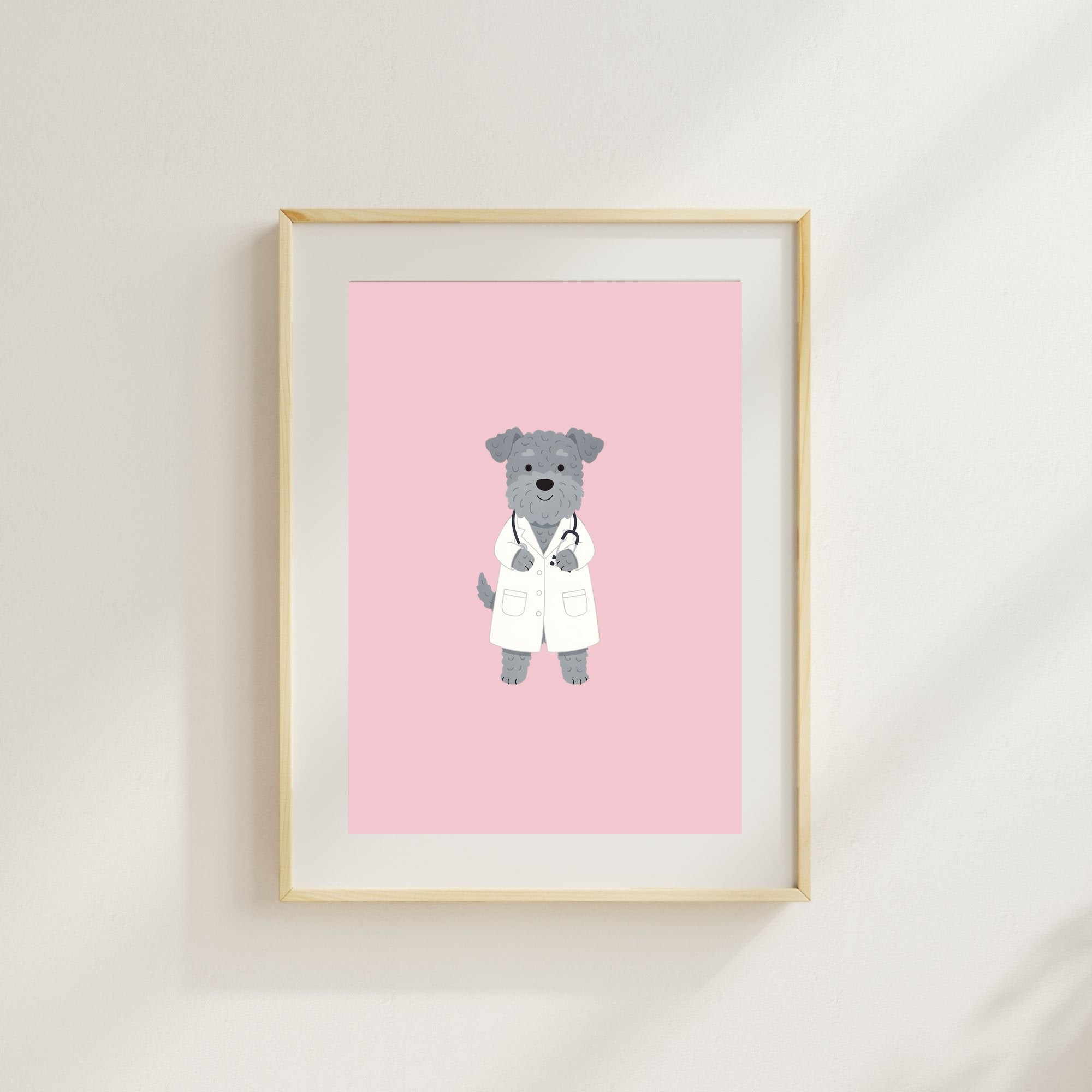 Kerry Blue Terrier Kids Nursery Wall Art Print Bundle — 22 Dog Costume Designs, 5 Colours, 6 Print Sizes | Digital Download
