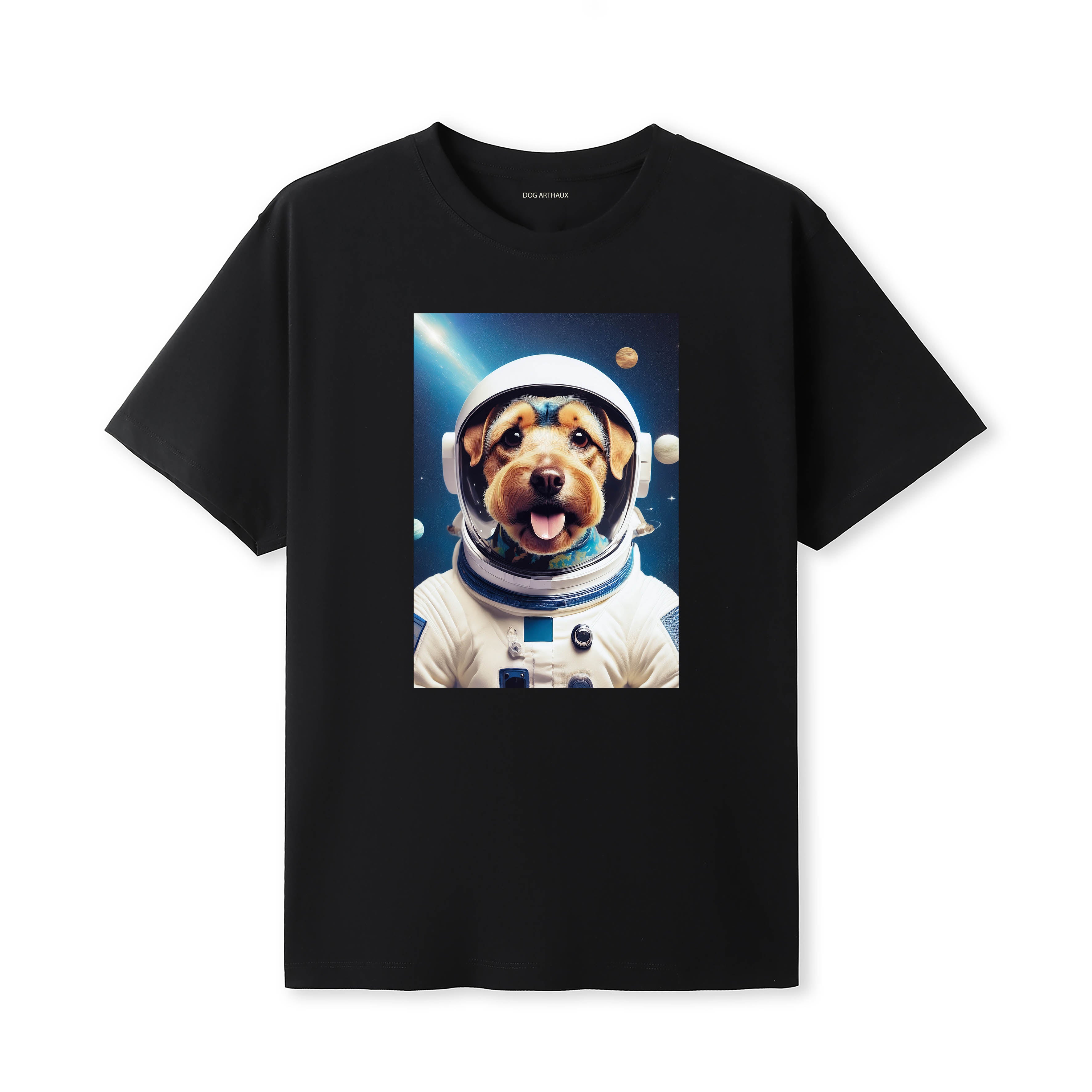 Kerry Blue Terrier Astronaut Dog T-shirt