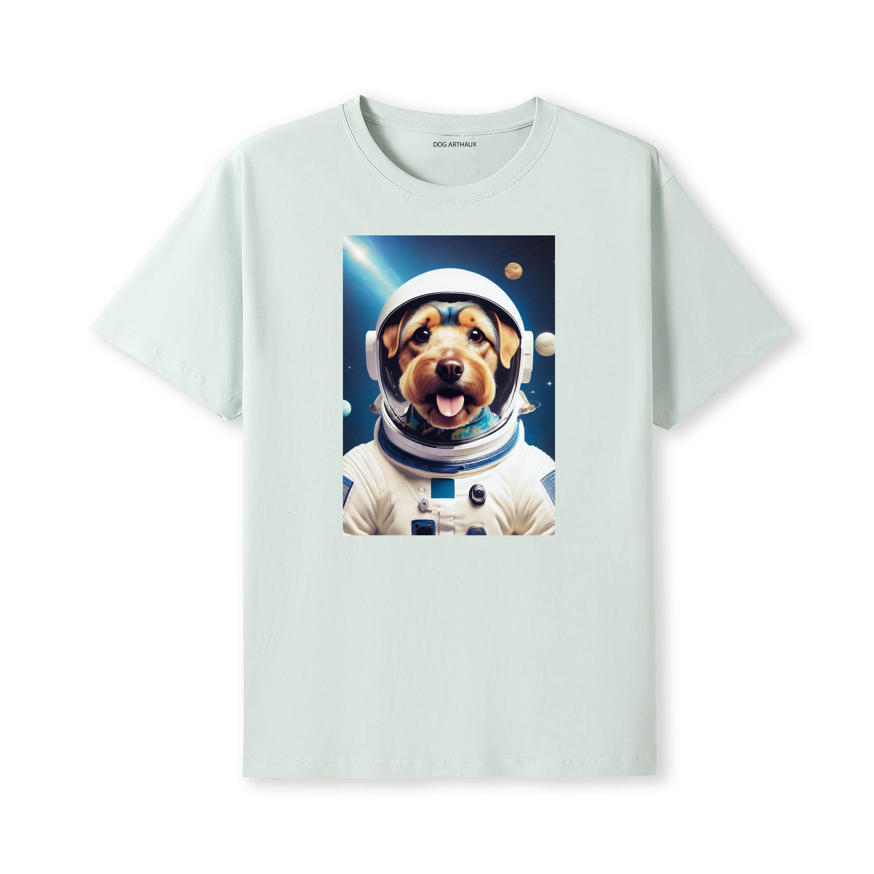 Kerry Blue Terrier Astronaut Dog T-shirt
