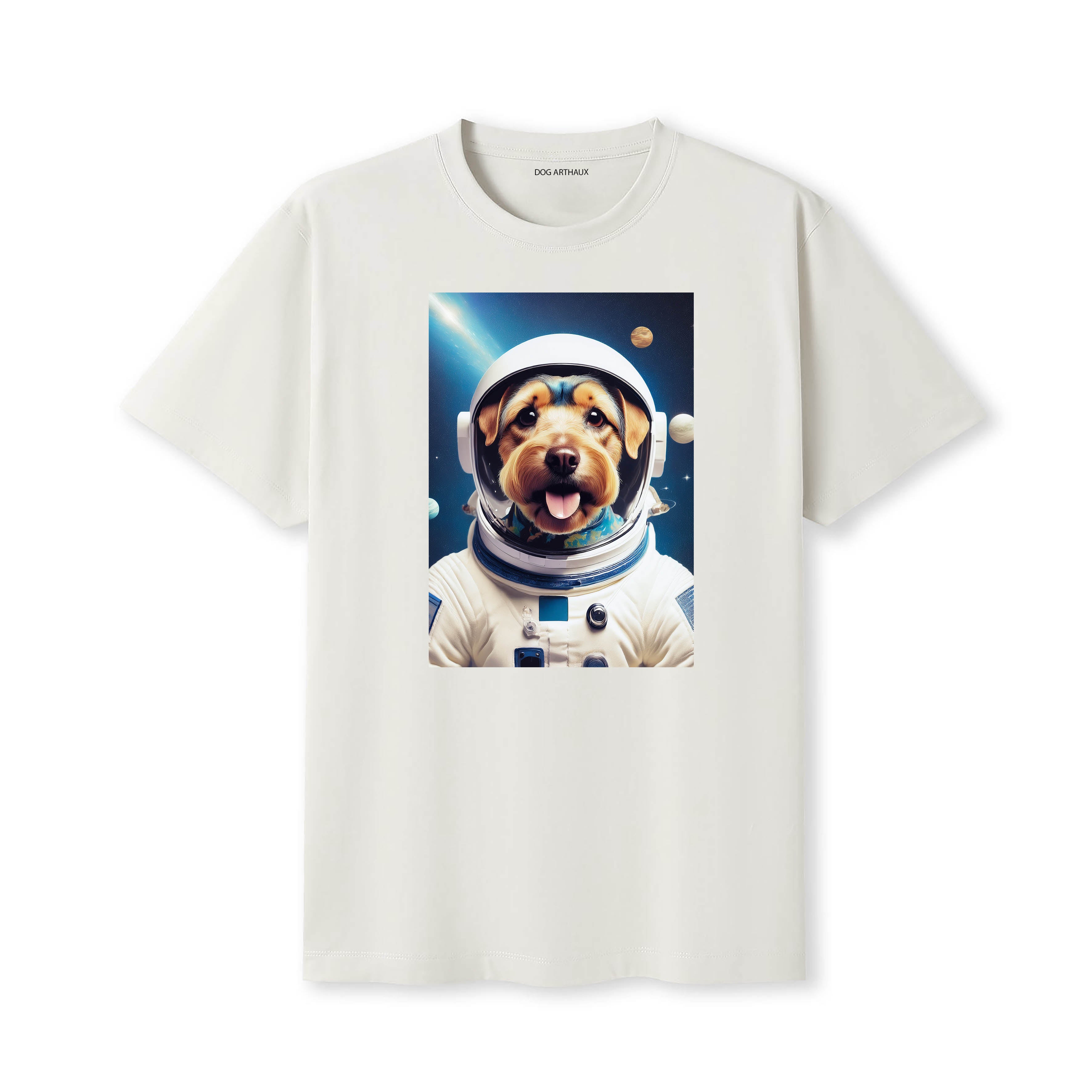 Kerry Blue Terrier Astronaut Dog T-shirt