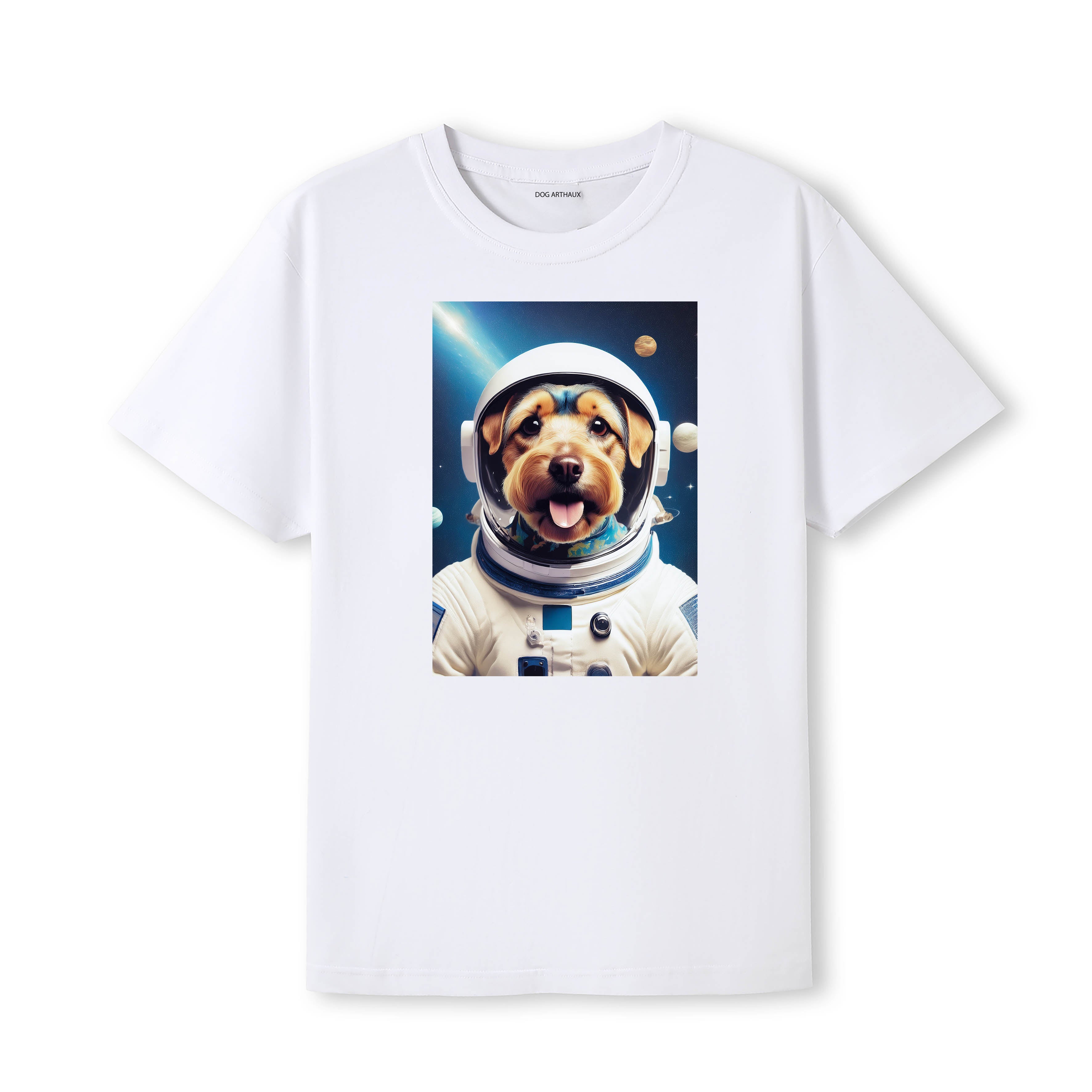 Kerry Blue Terrier Astronaut Dog T-shirt