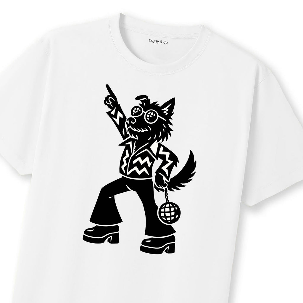 Koolie Disco Doggo T-Shirt | Dogsy & Co