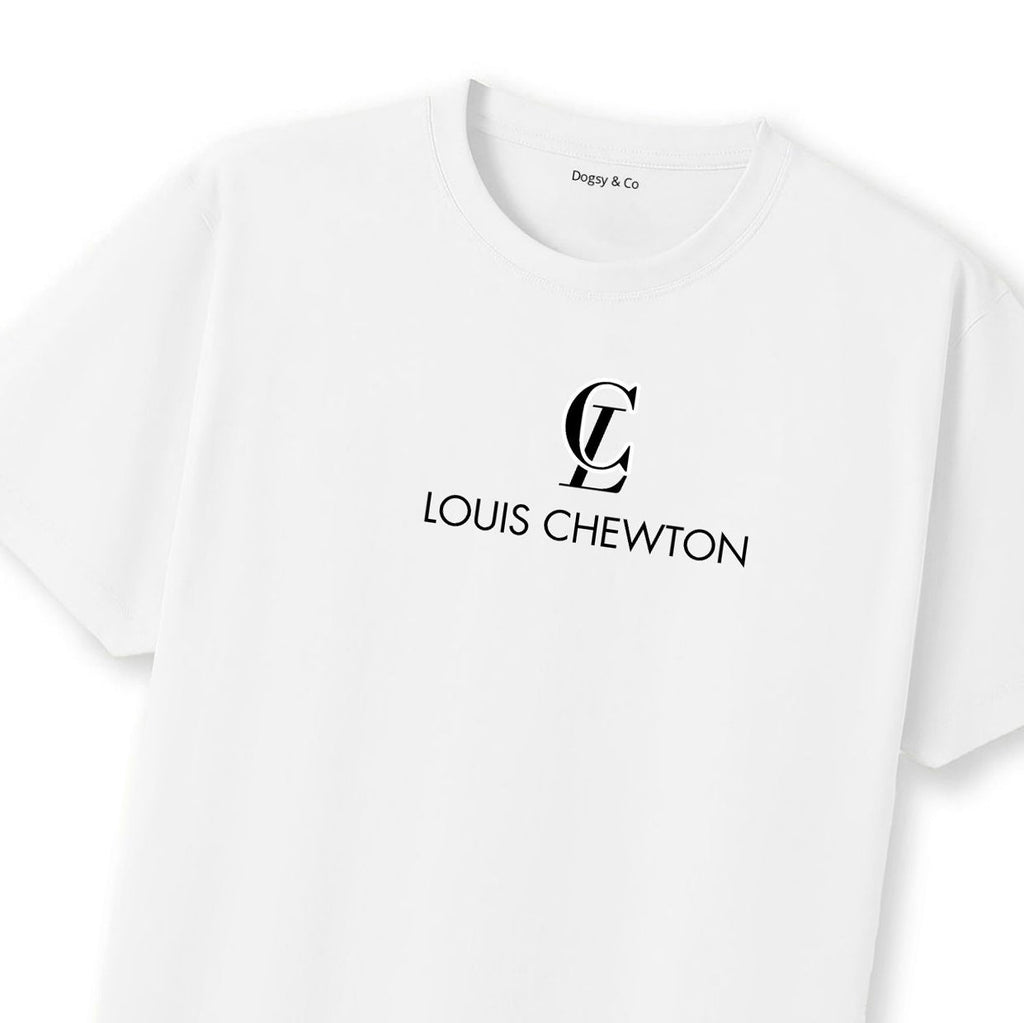 LOUIS CHEWTON Dogsigner T-Shirt - close up view