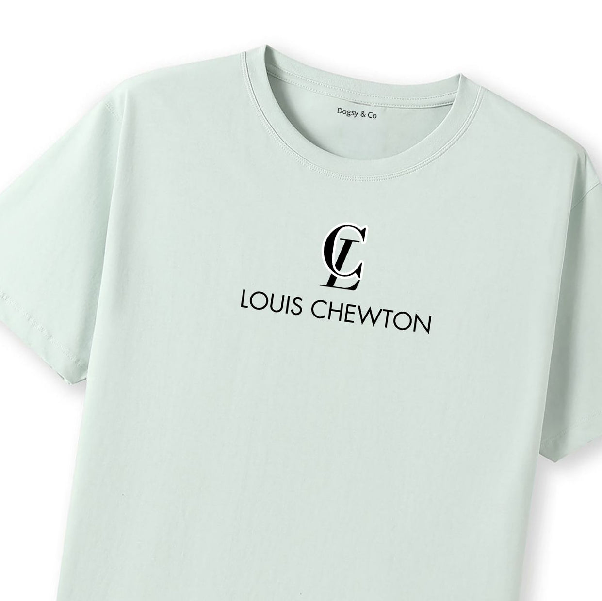 LOUIS CHEWTON Dogsigner T-Shirt - close up view