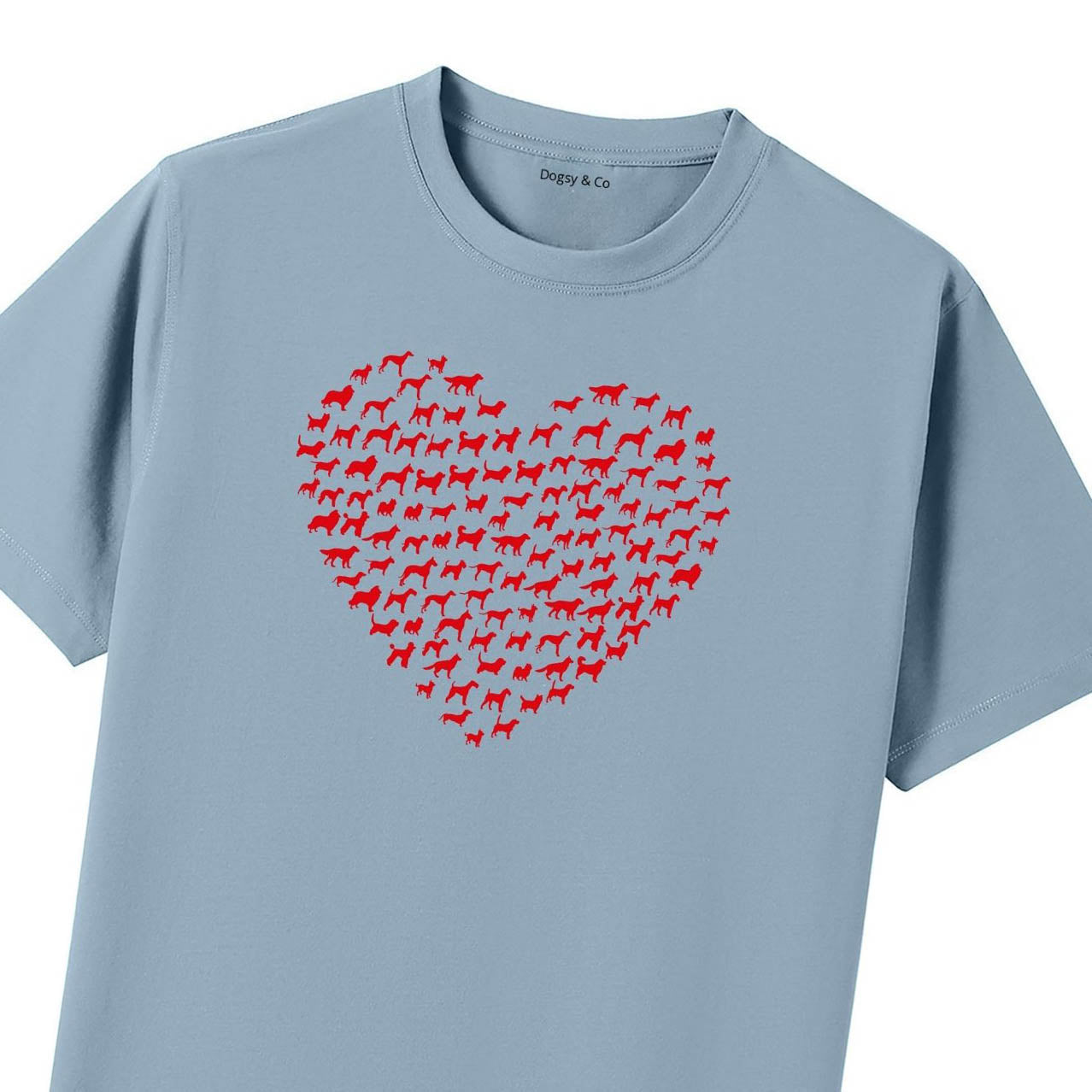Love Heart Dogs - Dogs Shaped as a Love Heart T-Shirt - image 11