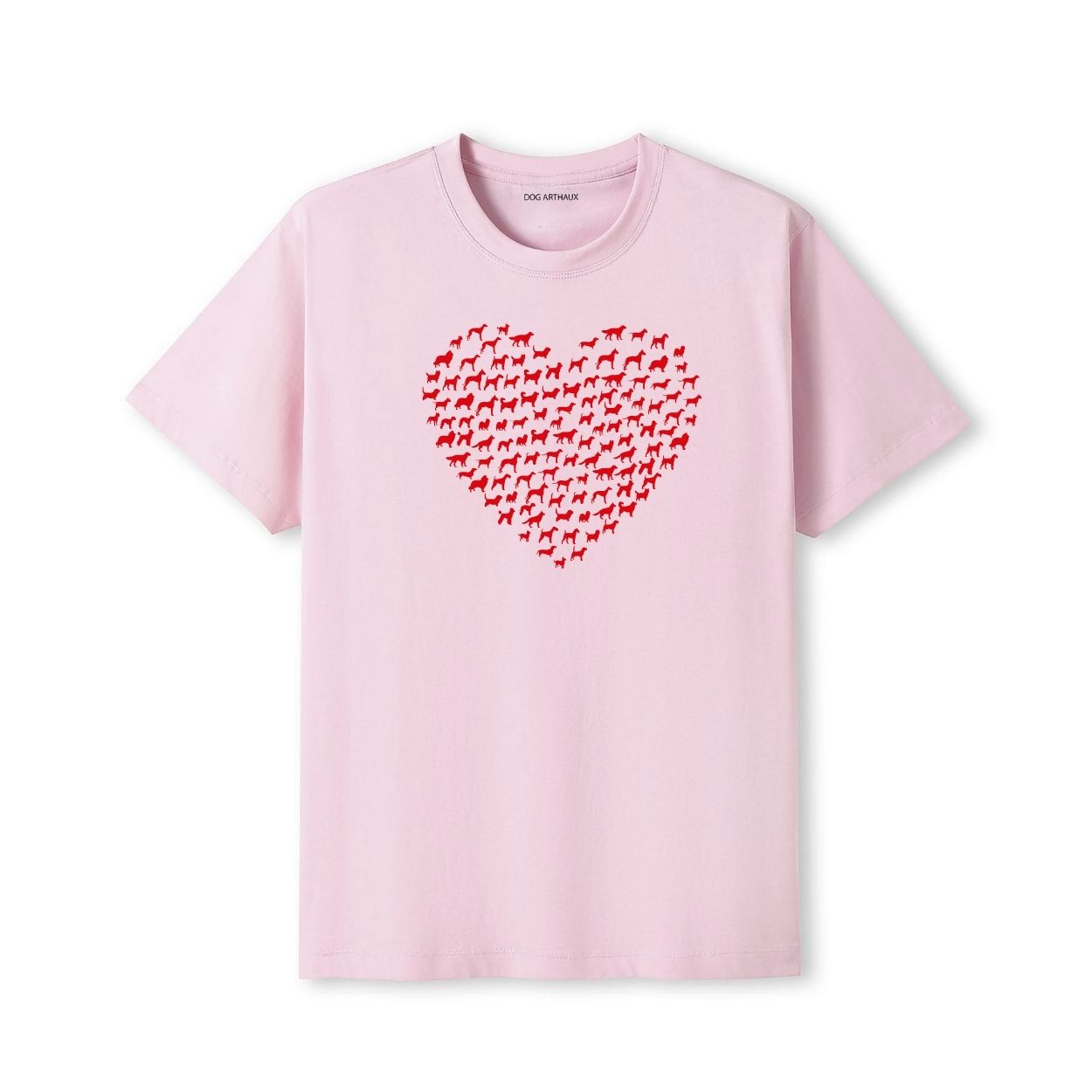 Love Heart Dogs - Dogs Shaped as a Love Heart T-Shirt