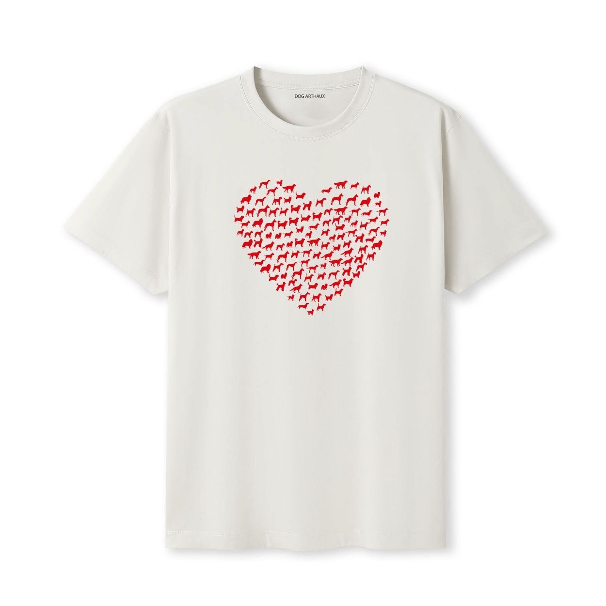 Love Heart Dogs - Dogs Shaped as a Love Heart T-Shirt