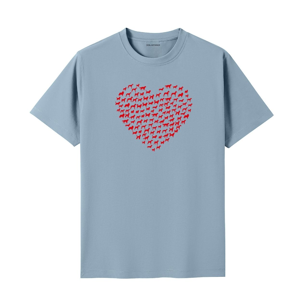 Love Heart Dogs - Dogs Shaped as a Love Heart T-Shirt