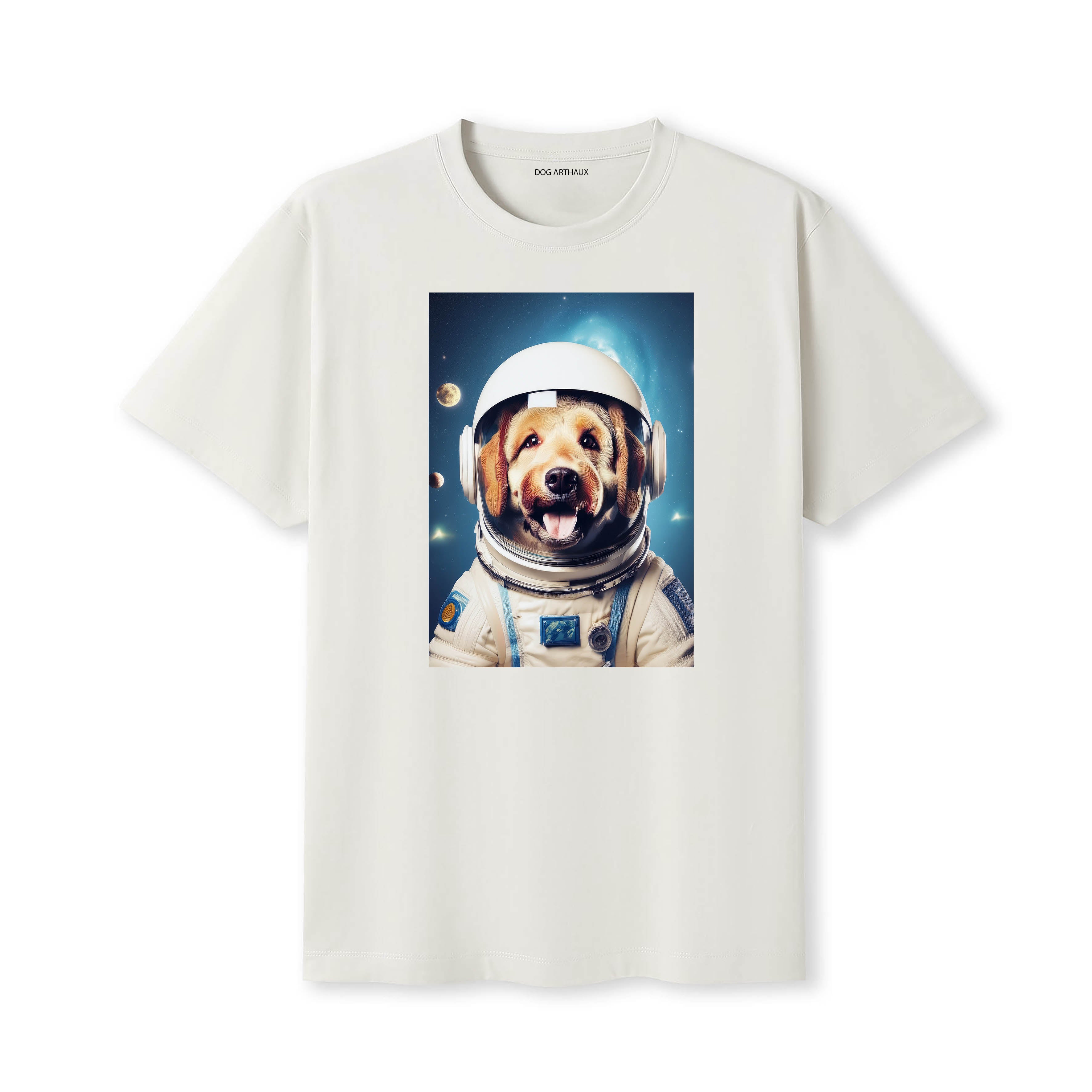 Labradoodle Astronaut Dog T-shirt