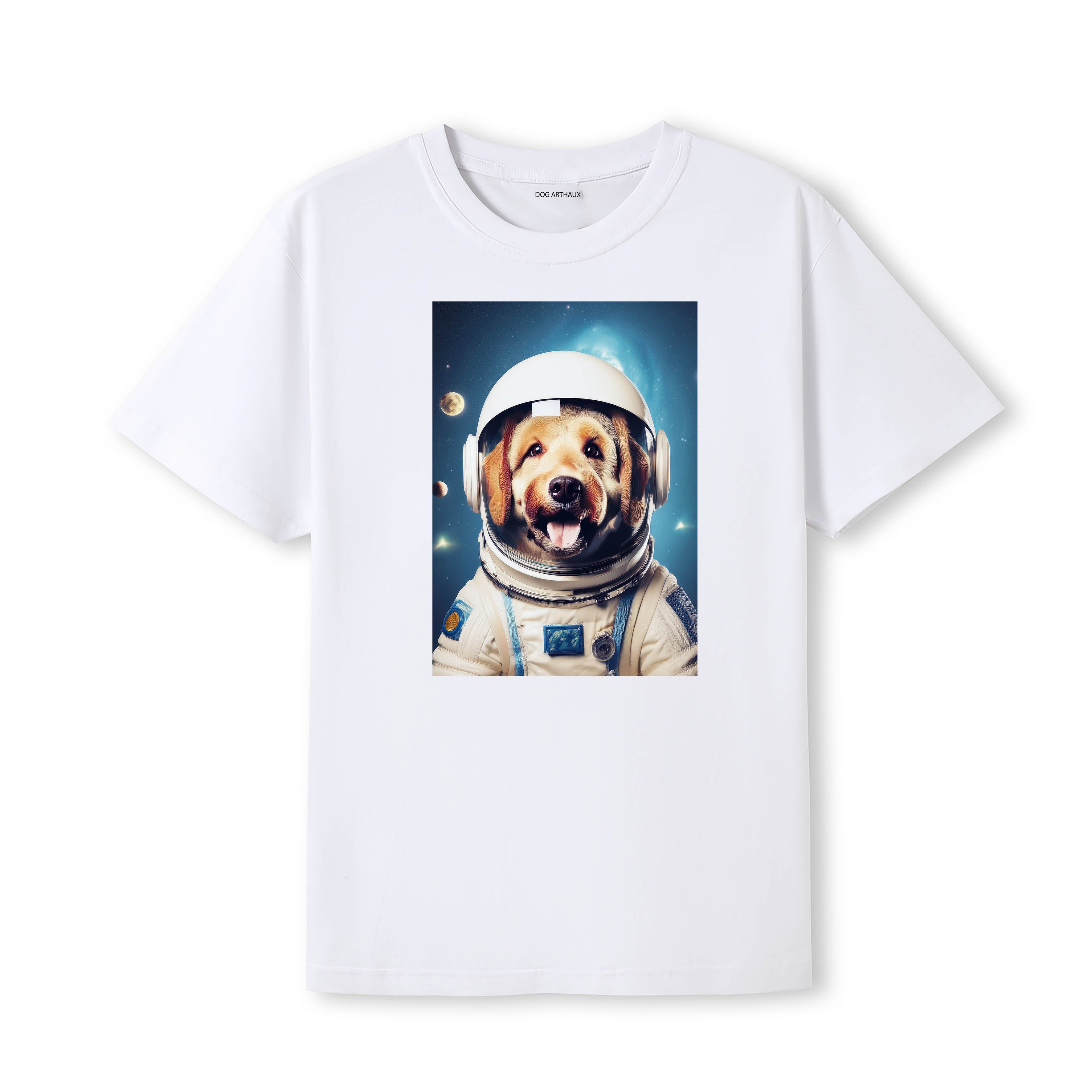 Labradoodle Astronaut Dog T-shirt