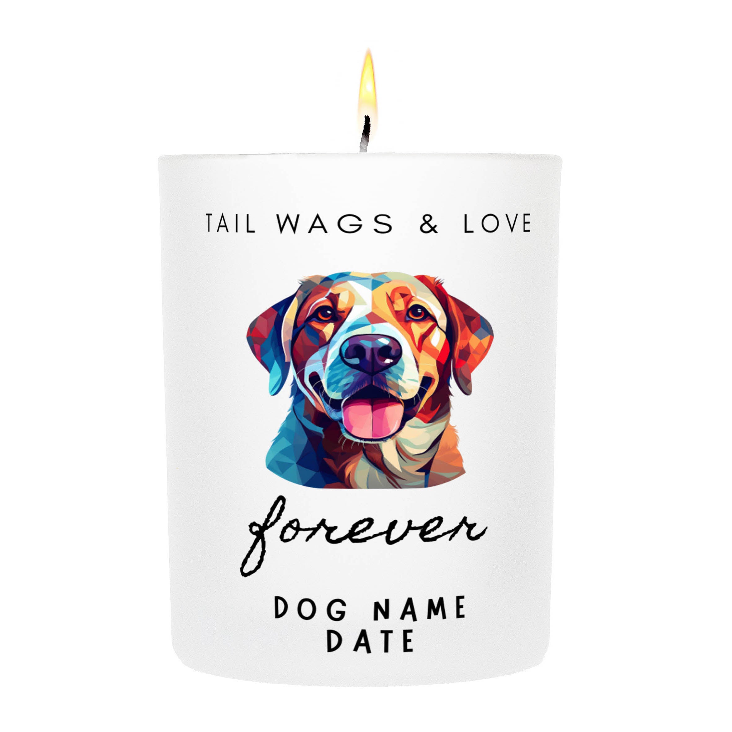 LABRADOR   Tail Wags & Love Custom Candle