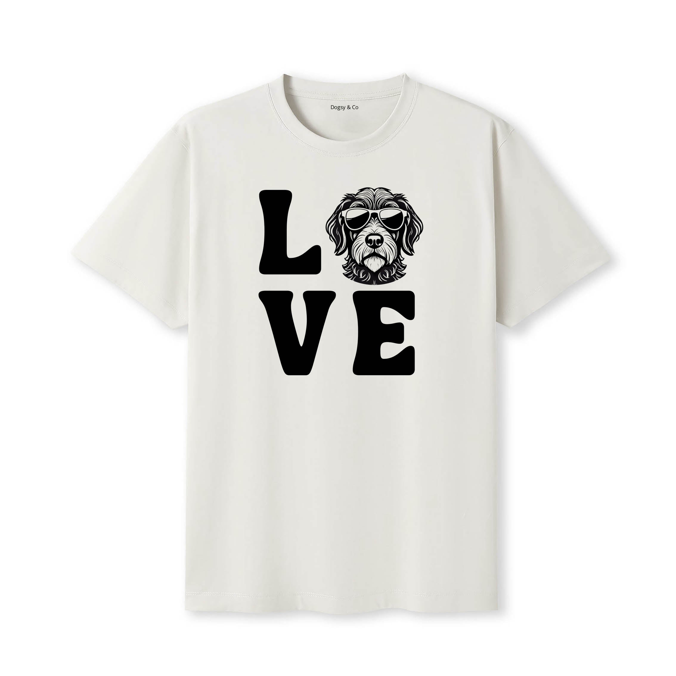 Lagotto LOVE DOGS Tshirt - Natural
