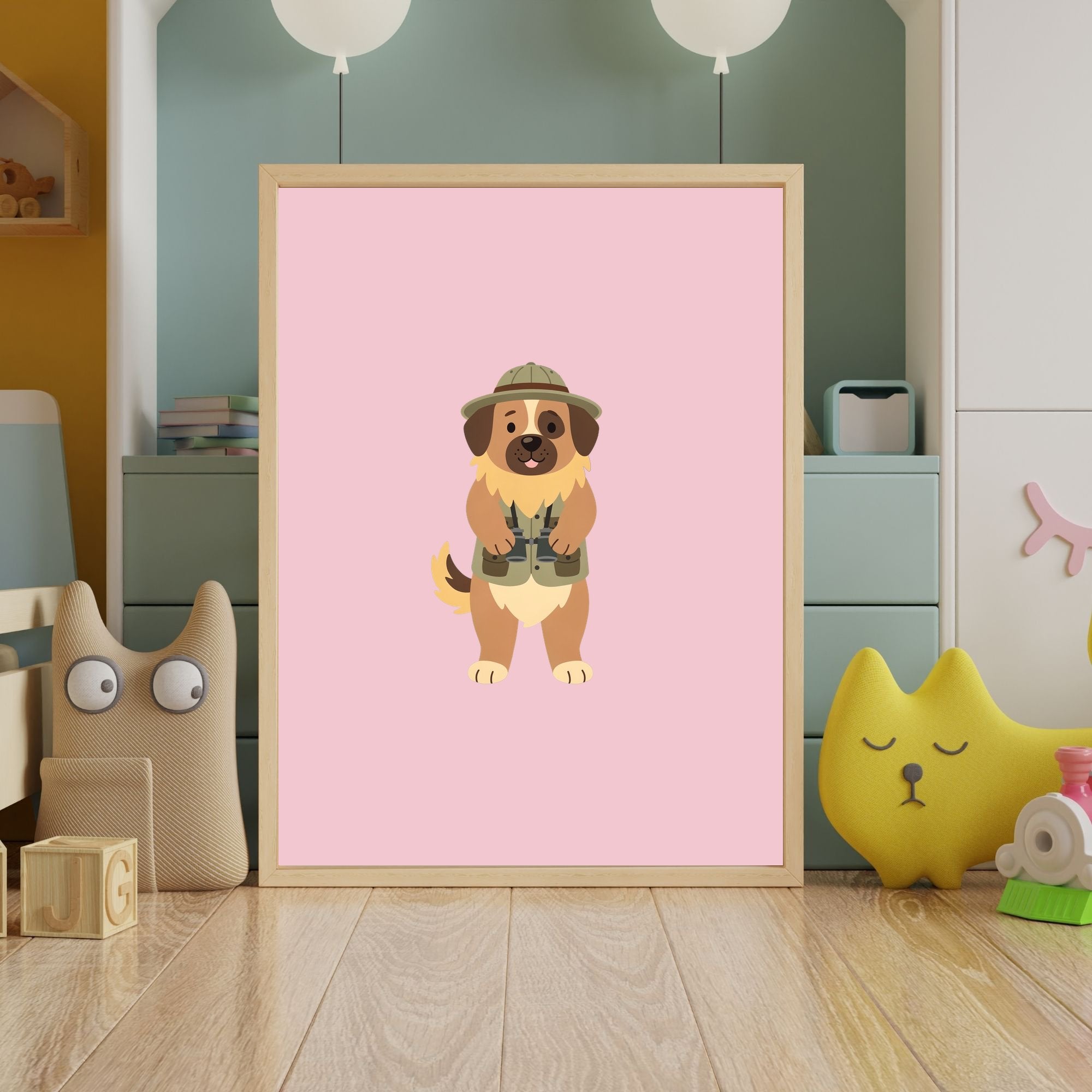 Leonberger Kids Nursery Wall Art Print Bundle — 22 Dog Costume Designs, 5 Colours, 6 Print Sizes | Digital Download