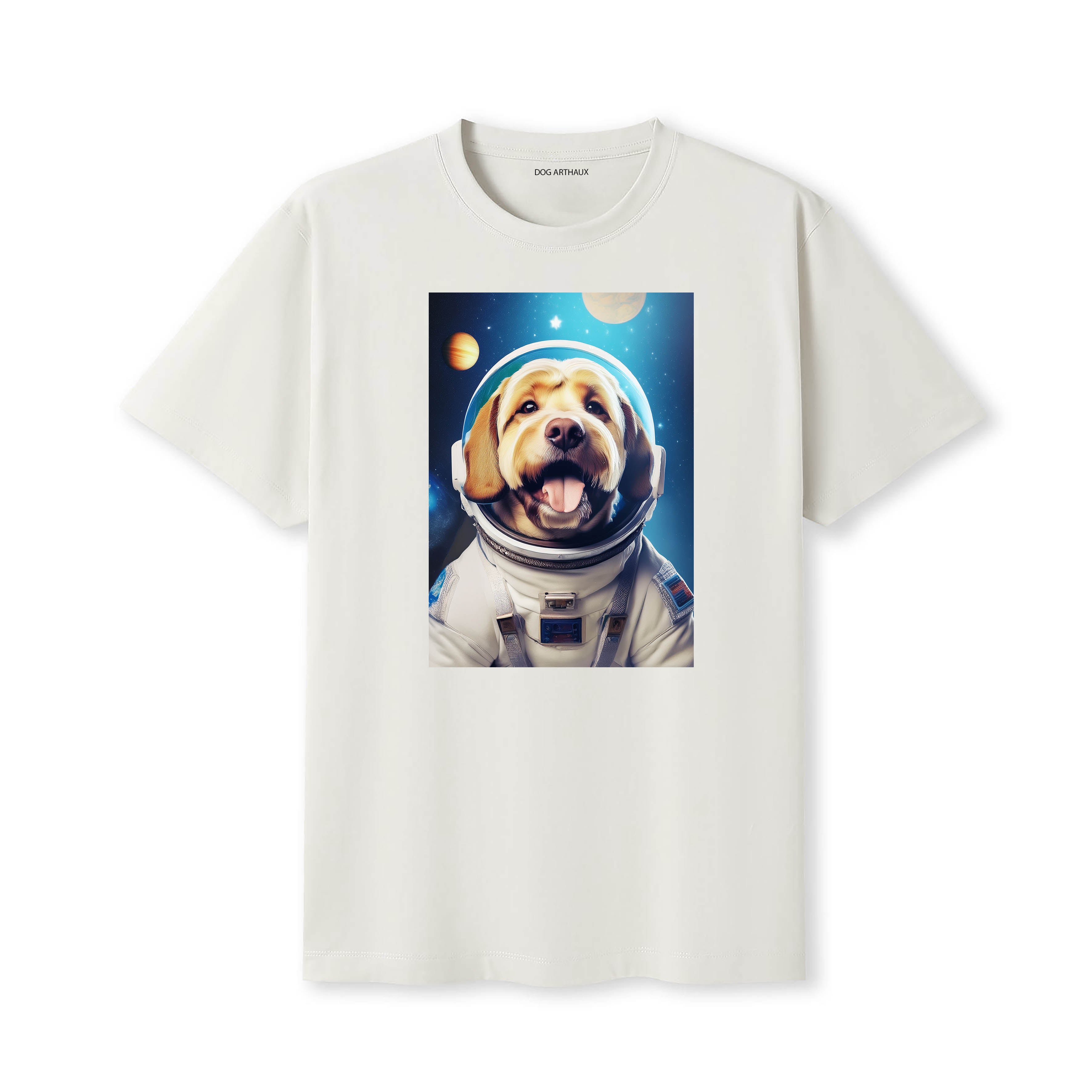 Lhasa Apso Astronaut Dog T-shirt