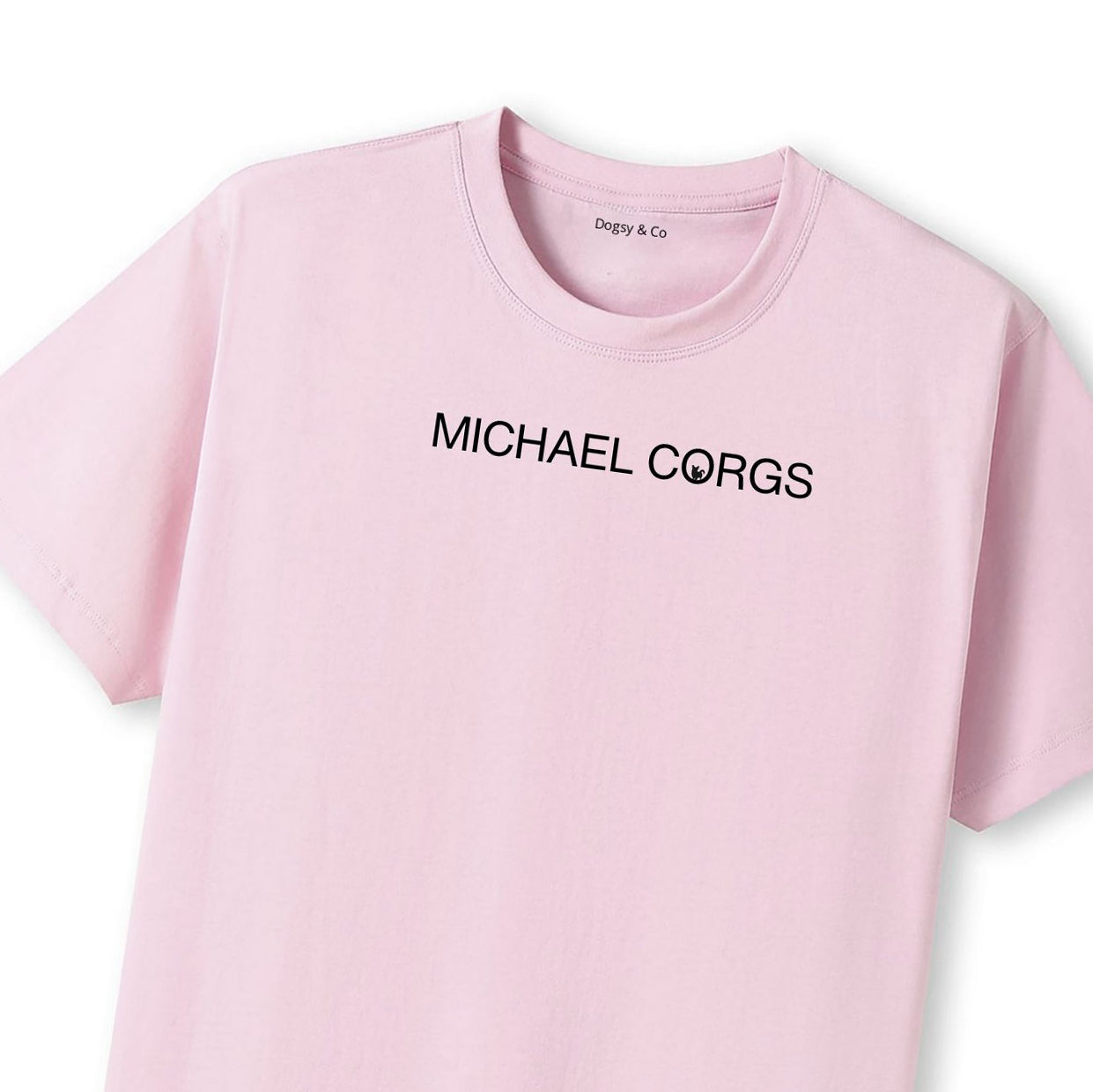MICHAEL CORGS Dogsigner T-Shirt - close up view