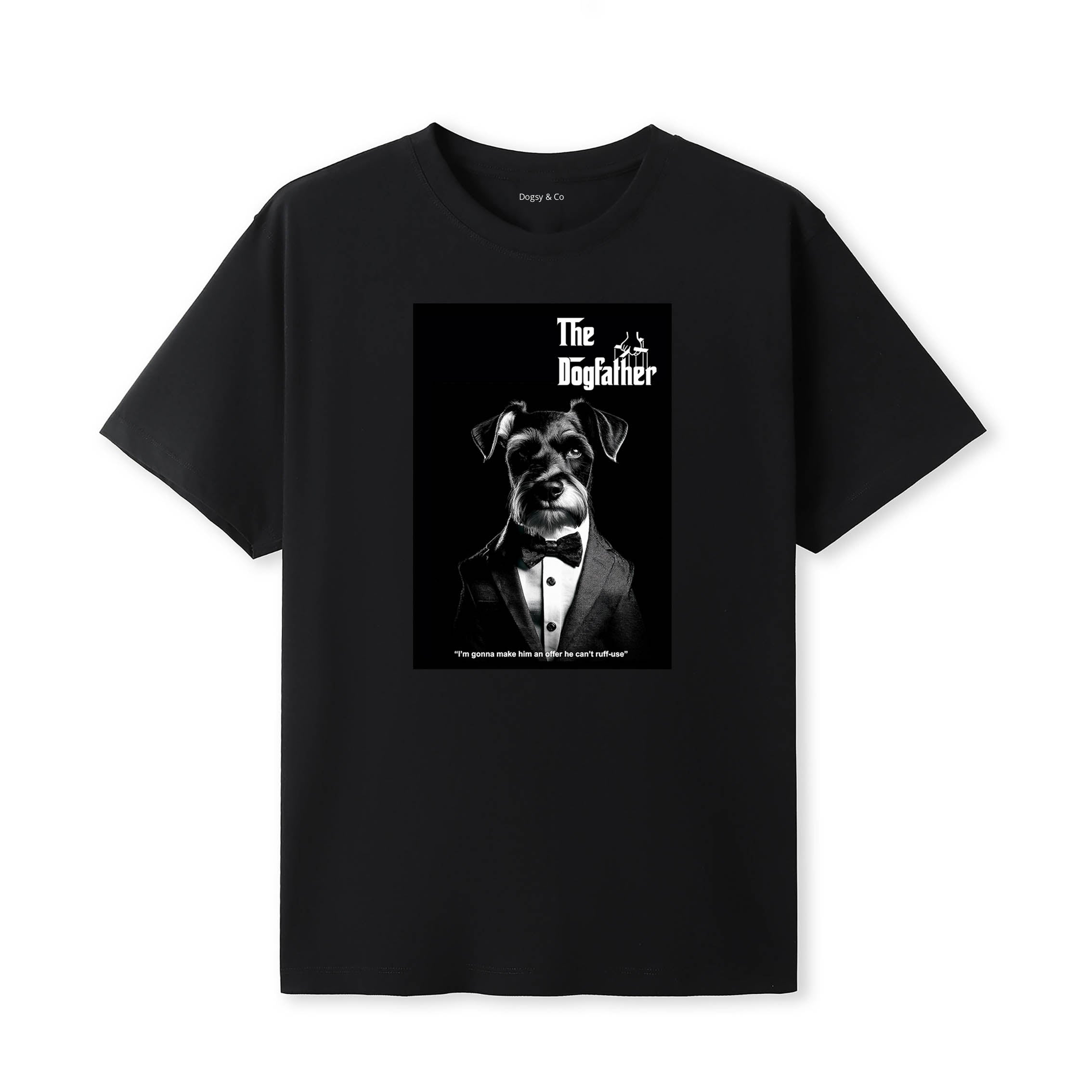 Miniature Schnauzer Dogfather T-Shirt Artwork