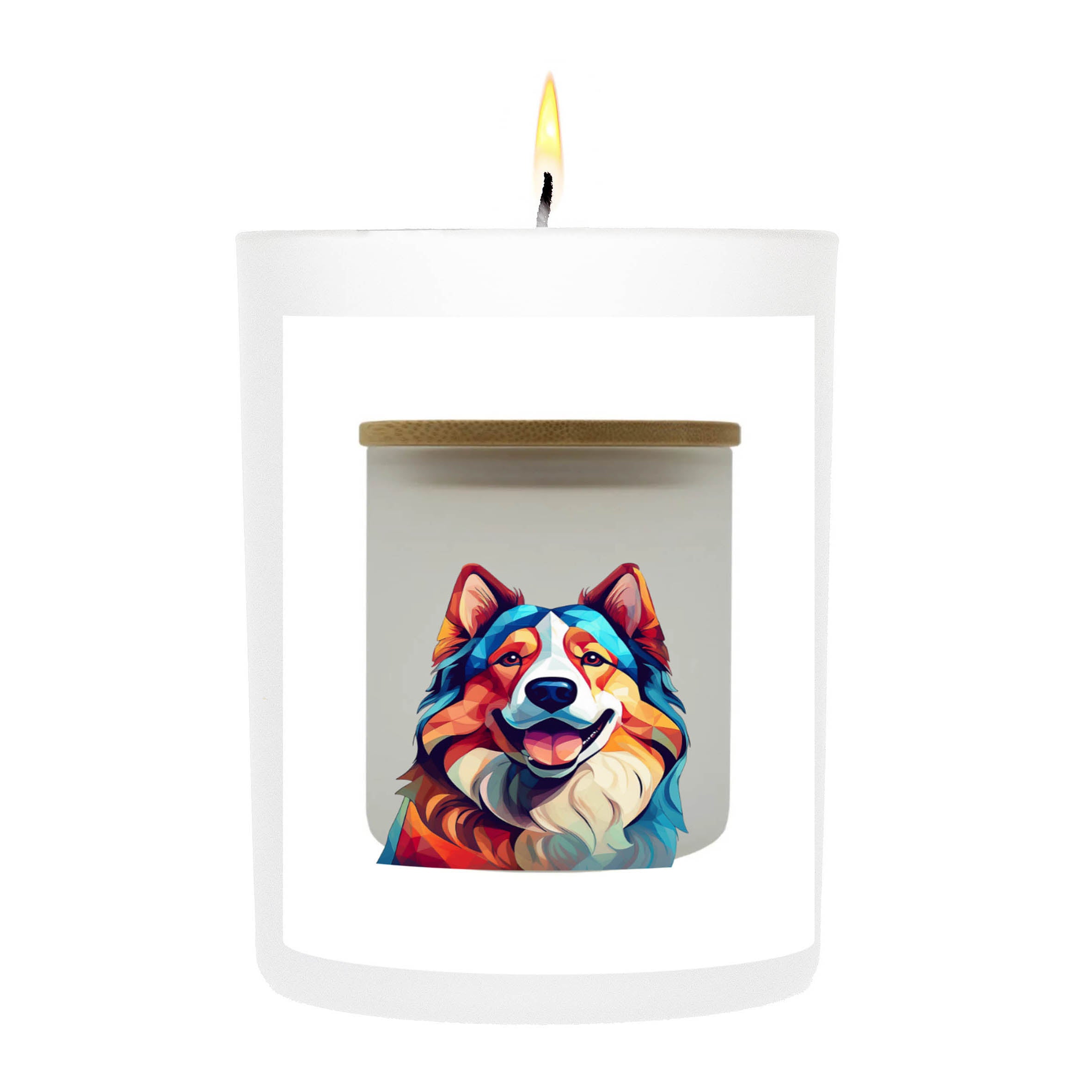 MOCK UP Graphic Bold Dog Candle